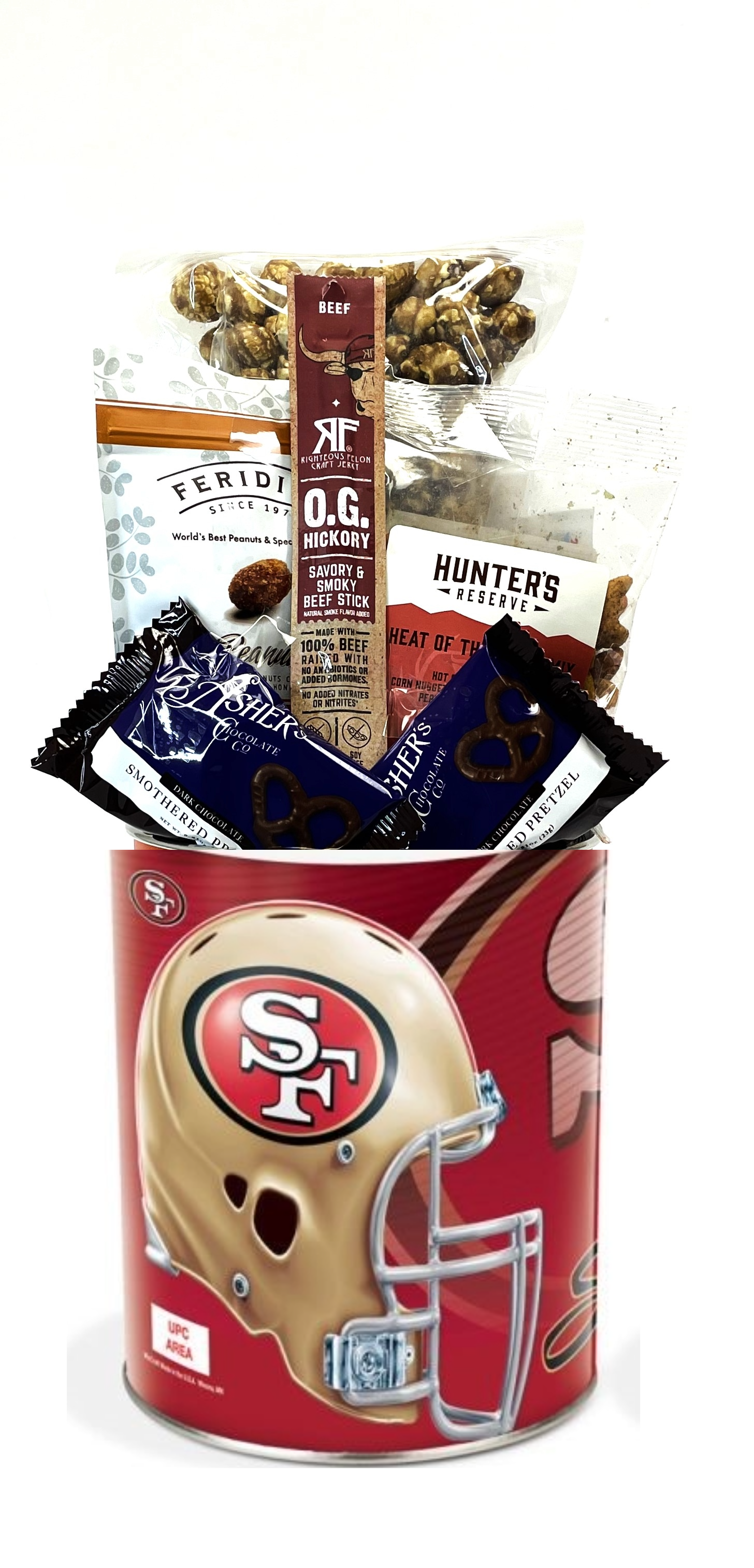San Francisco 49ers Gift Tin Basket
