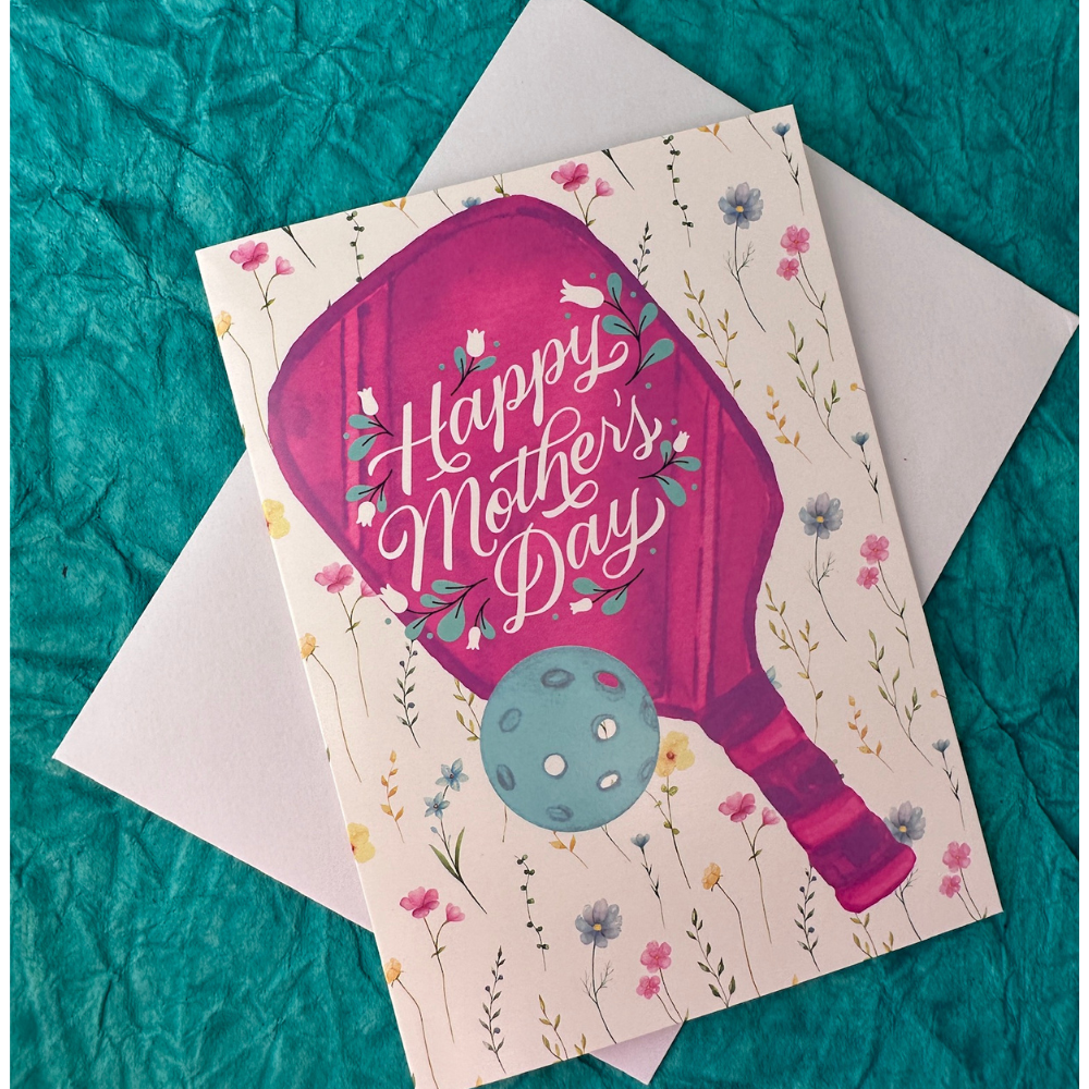 Pickleball Mother's Day Card