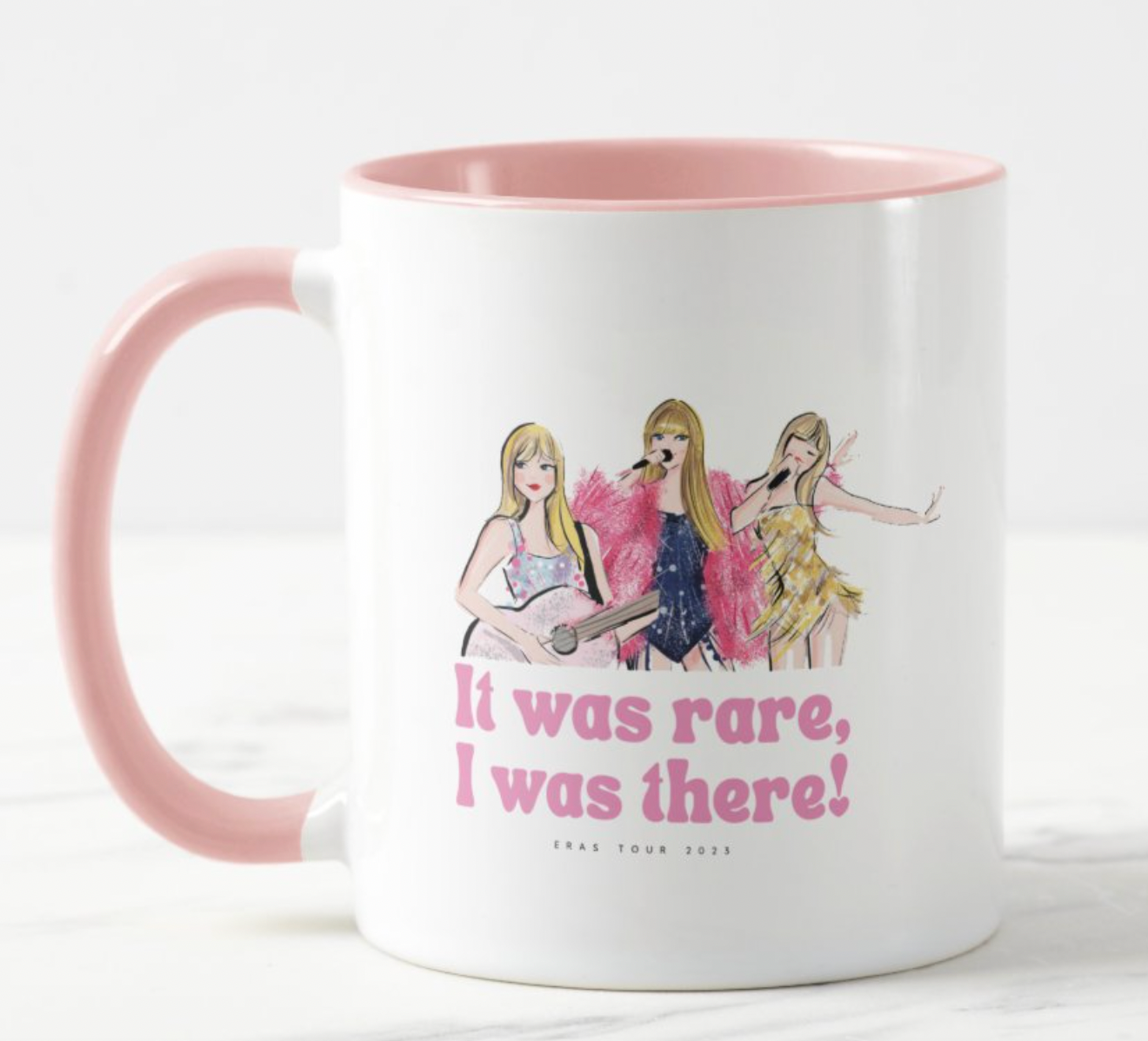 Taylor Swift Eras I Was There Mug: Pink / 11 oz
