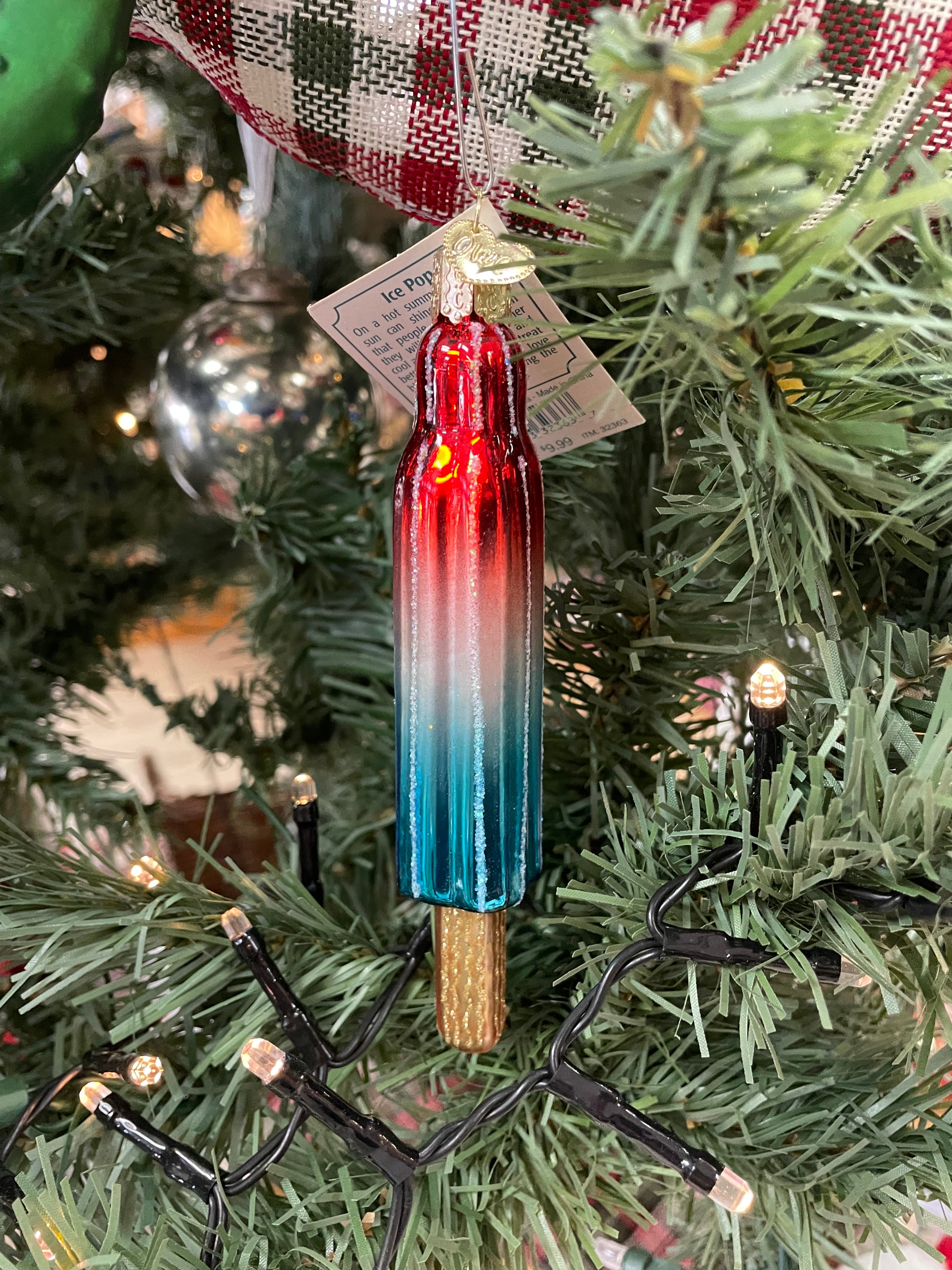 Ice Pop  Ornament - Clearance