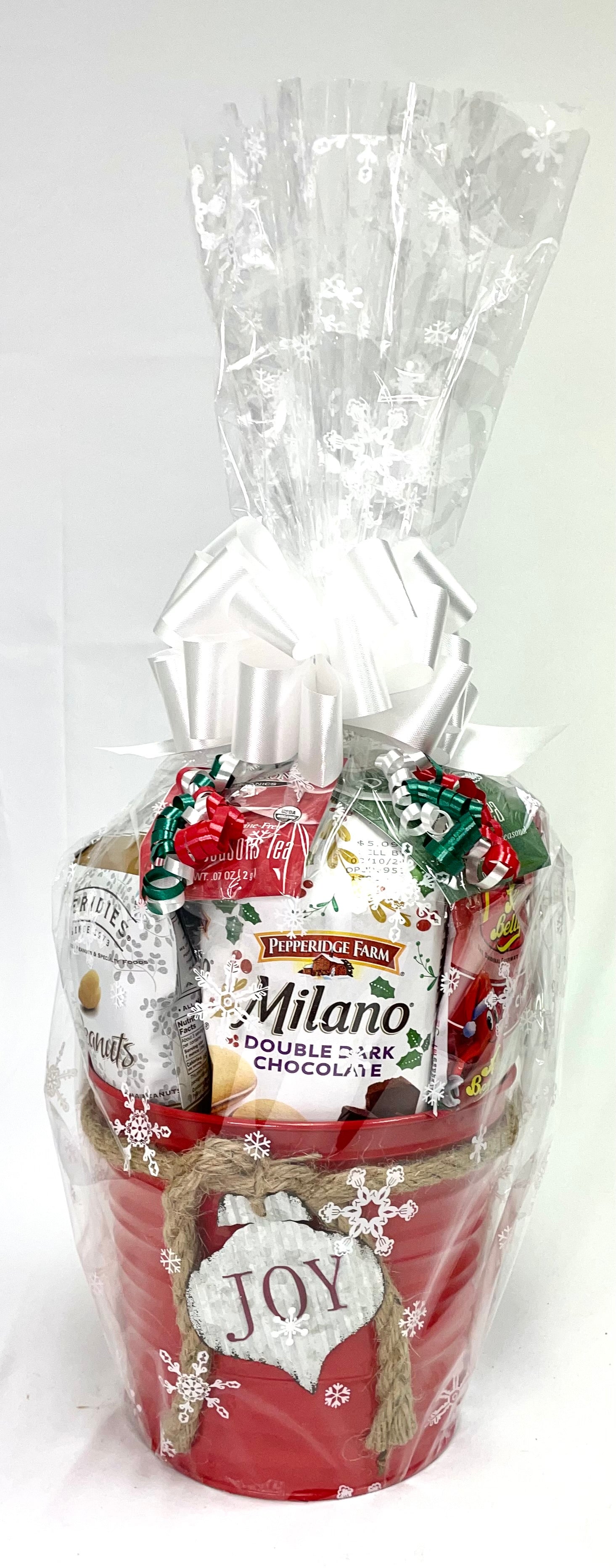 Red Holiday Gift Basket
