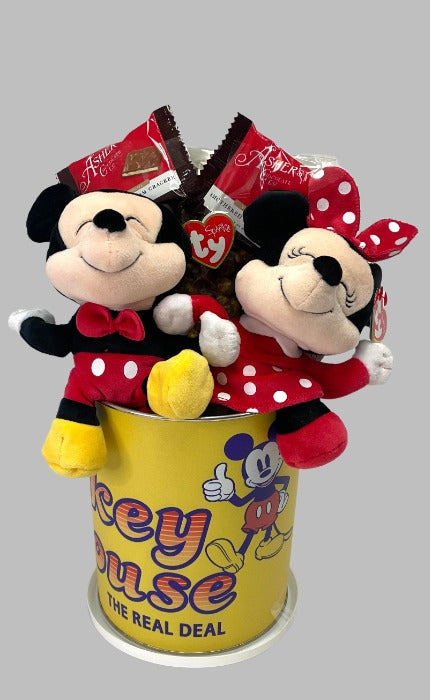 Mickey And Minnie Gift Basket