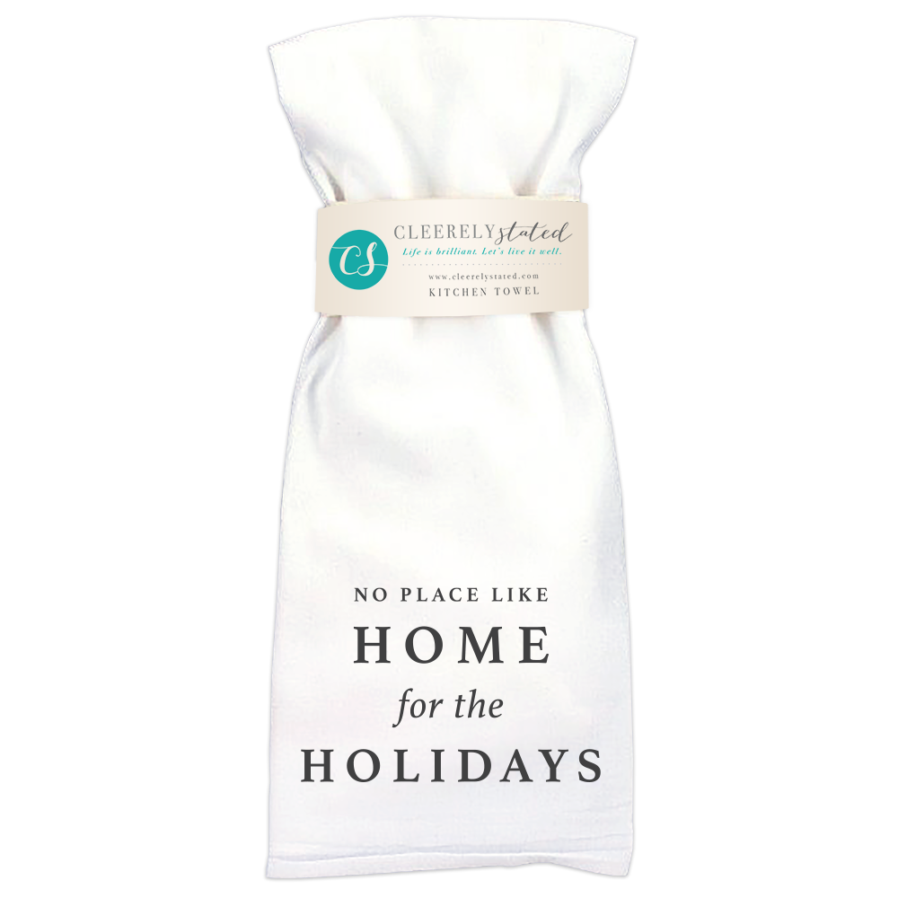 Home for the Holidays Kitchen Towel - Clearance