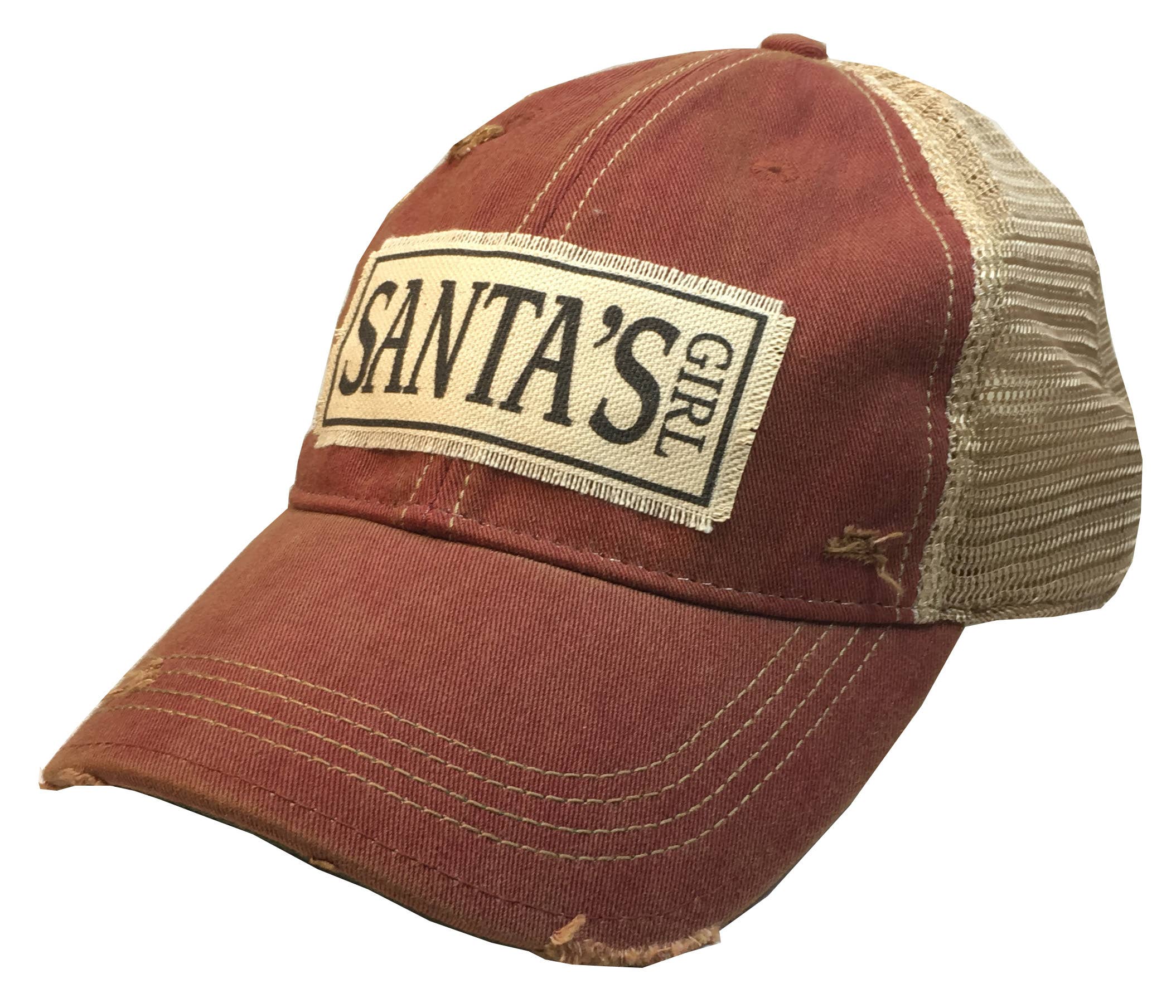 Santa's Girl Trucker Hat Baseball Cap