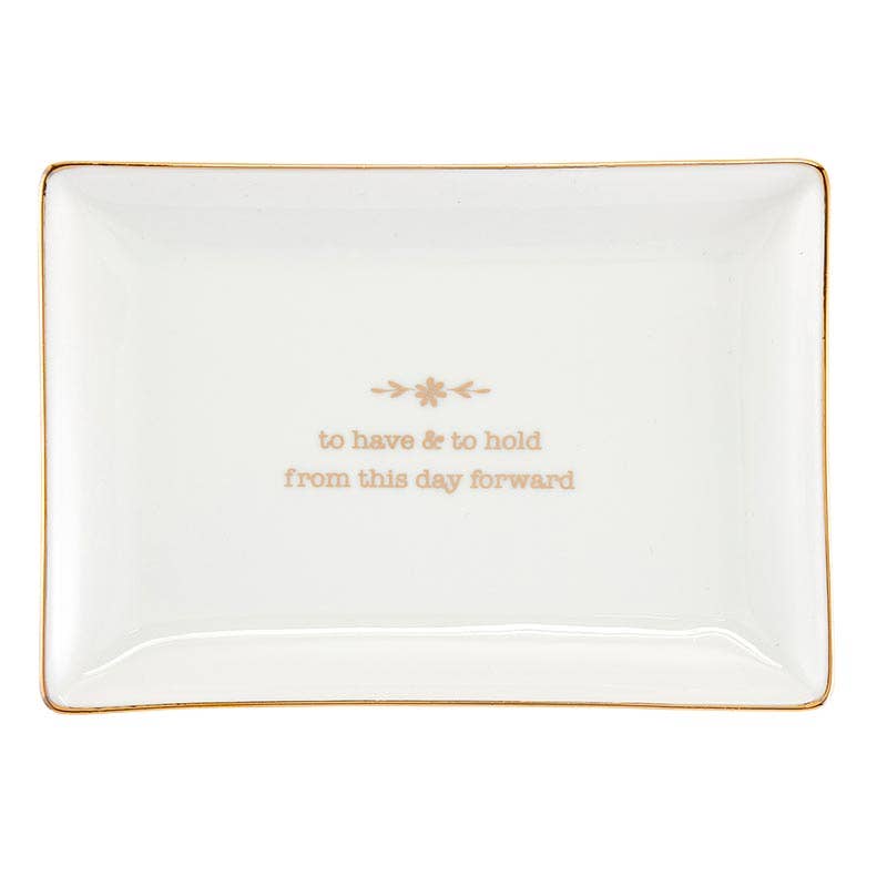 To Have And To Hold Tabletop Tray