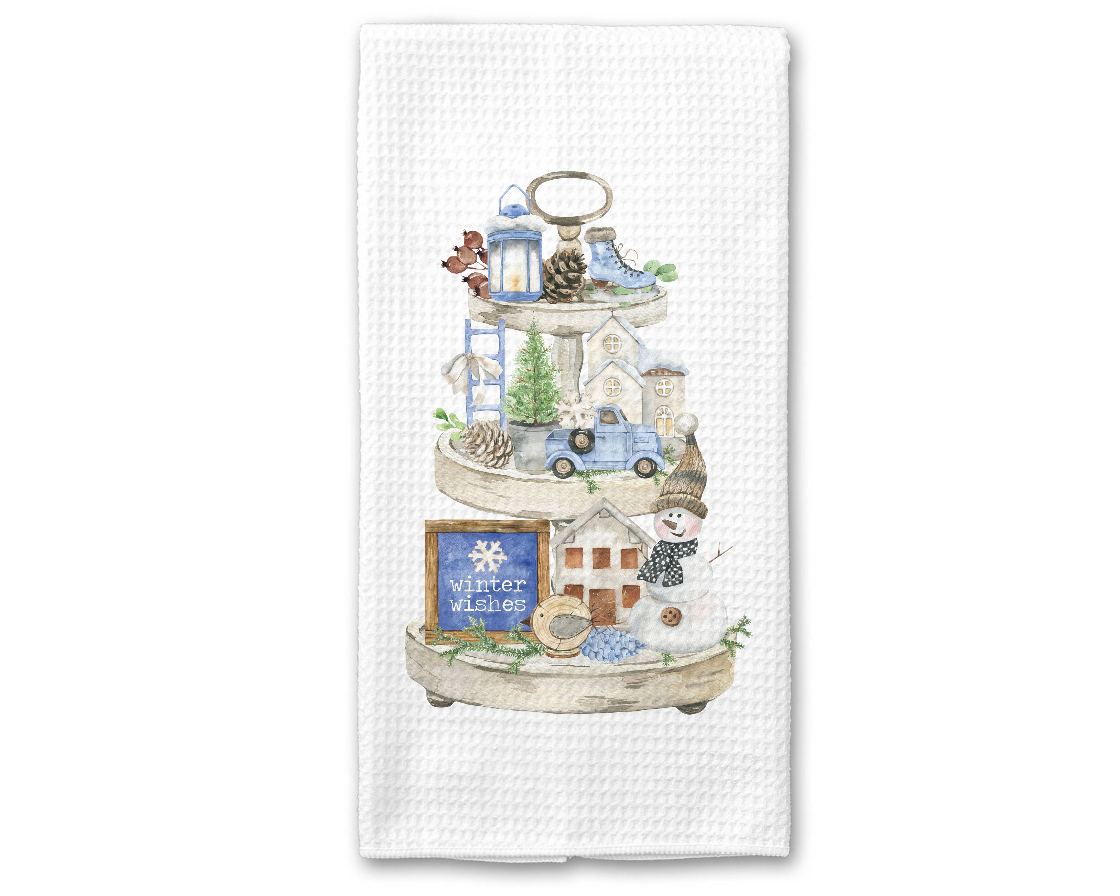 Winter Wishes Holiday Kitchen Towel