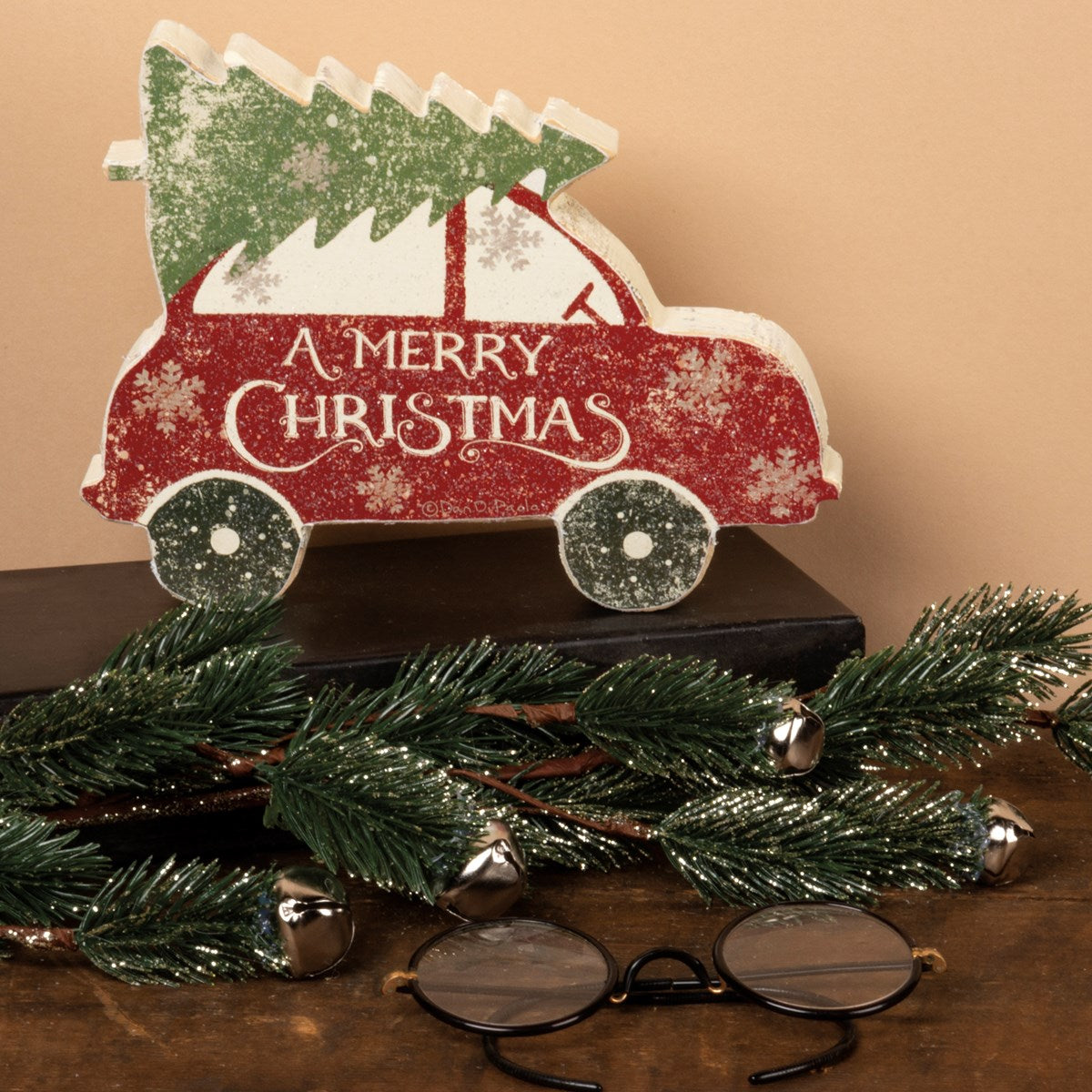 Merry Christmas Tree Car