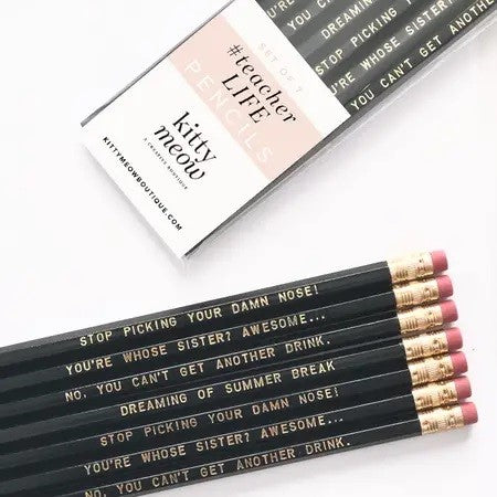 #teacherlife Pencil Pack - Black Friday Closeout