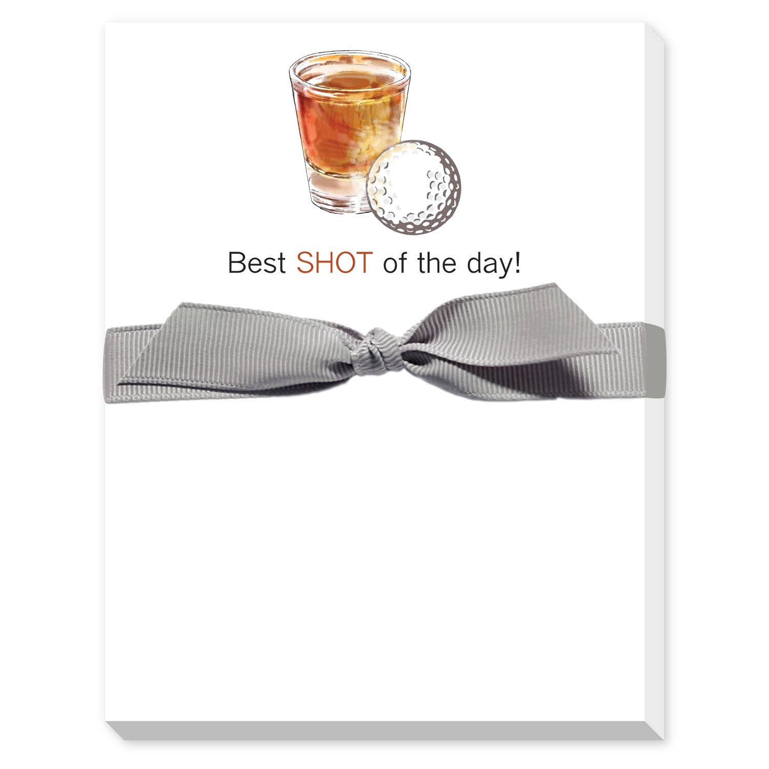 SHOT OF THE DAY MINI NOTEPAD - Golf - Holiday Gift