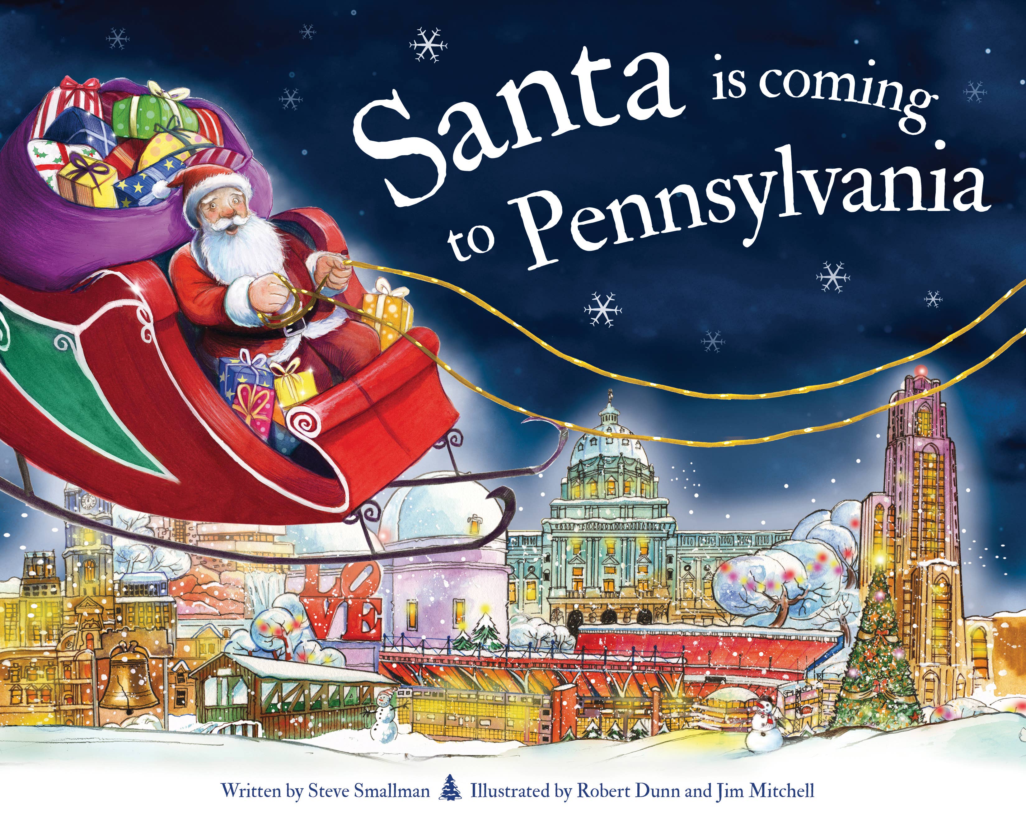Santa Is Coming to Pennsylvania Children's Book