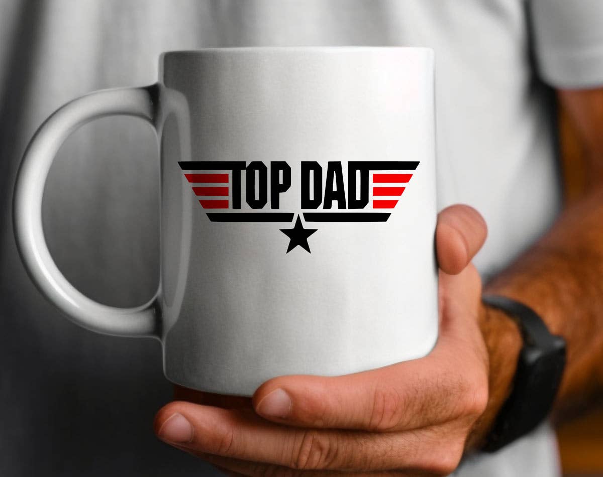 House Of Rodan - Top Dad - Funny Movie Father's Day Coffee Mug - Made In America