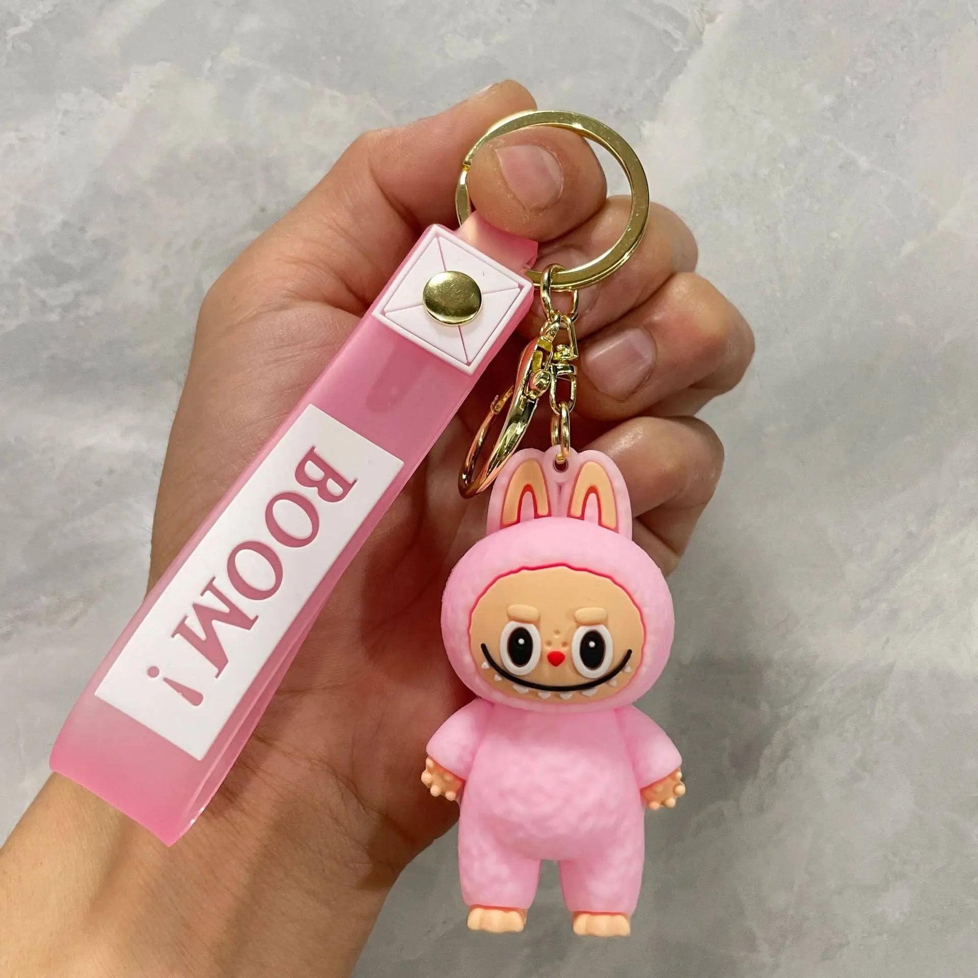 Labubu - Cute Silicone  Keychain Bag Pendant