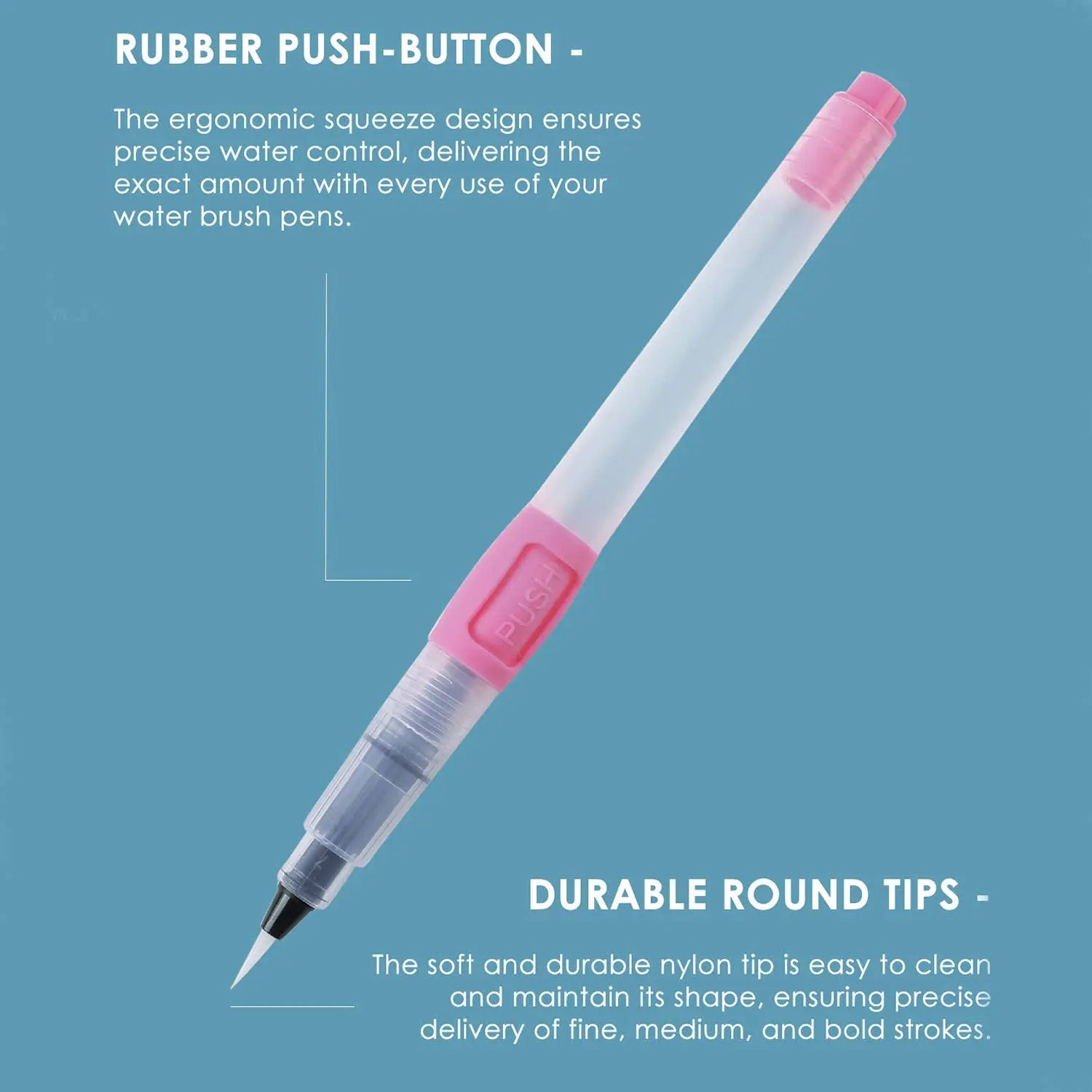 Grabie - Premium Water Brush Pen Set Of 3