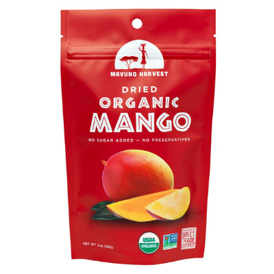 Righteous Felon Craft Jerky - Mavuno Organic Dried Mango 2oz