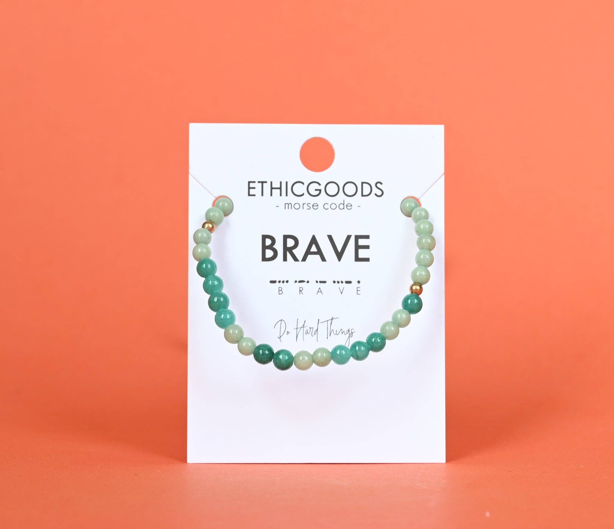 ETHICGOODS - MINI Morse Code Bracelet | Brave