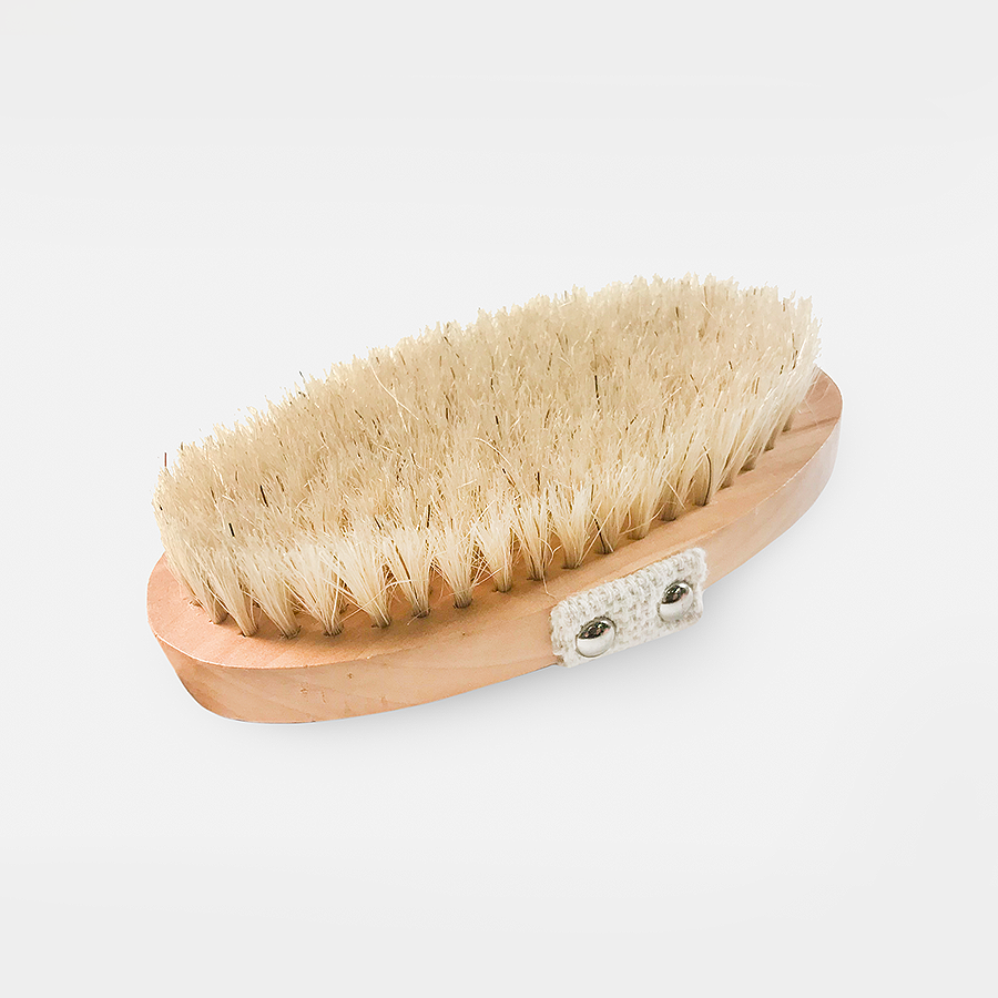 Bath Accessories Company - Long Wooden Bath Brush - Detachable