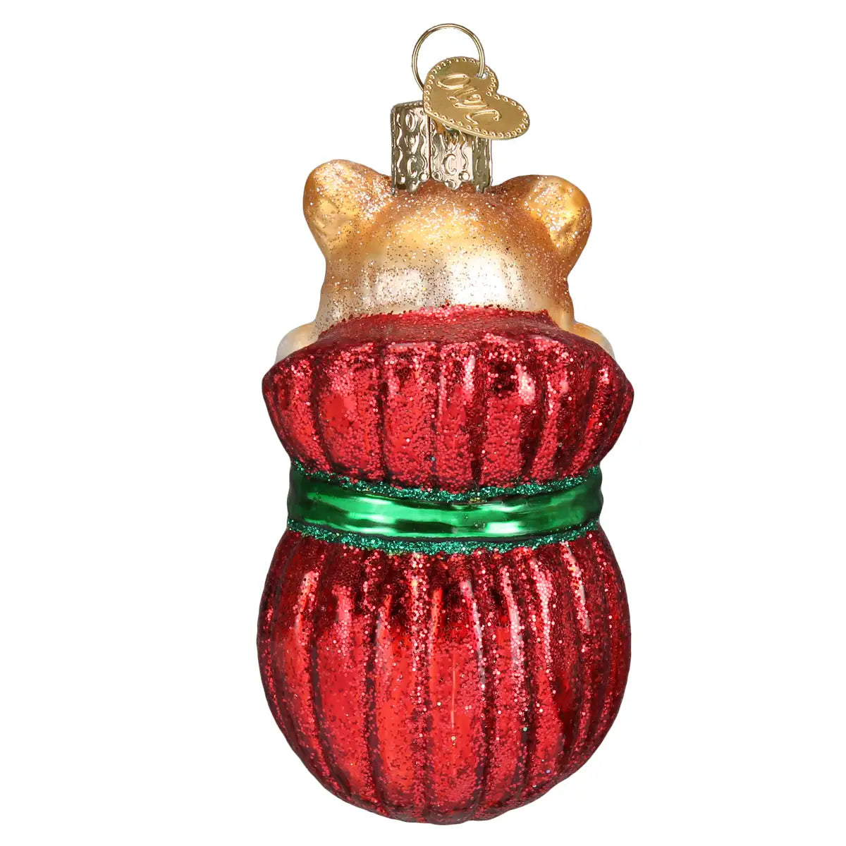 Old World Christmas - Letting The Cat Out Of Bag Holiday Ornament