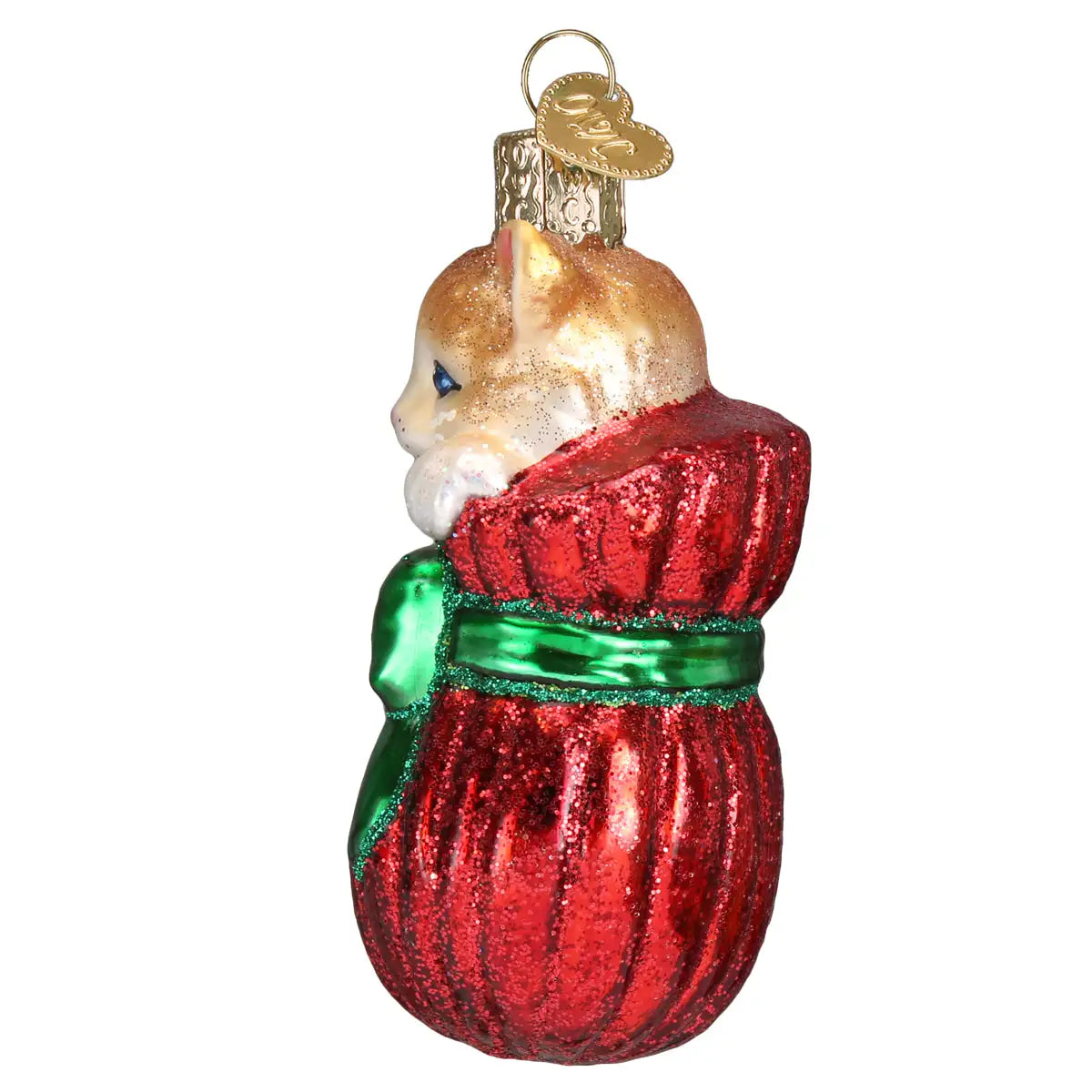Old World Christmas - Letting The Cat Out Of Bag Holiday Ornament