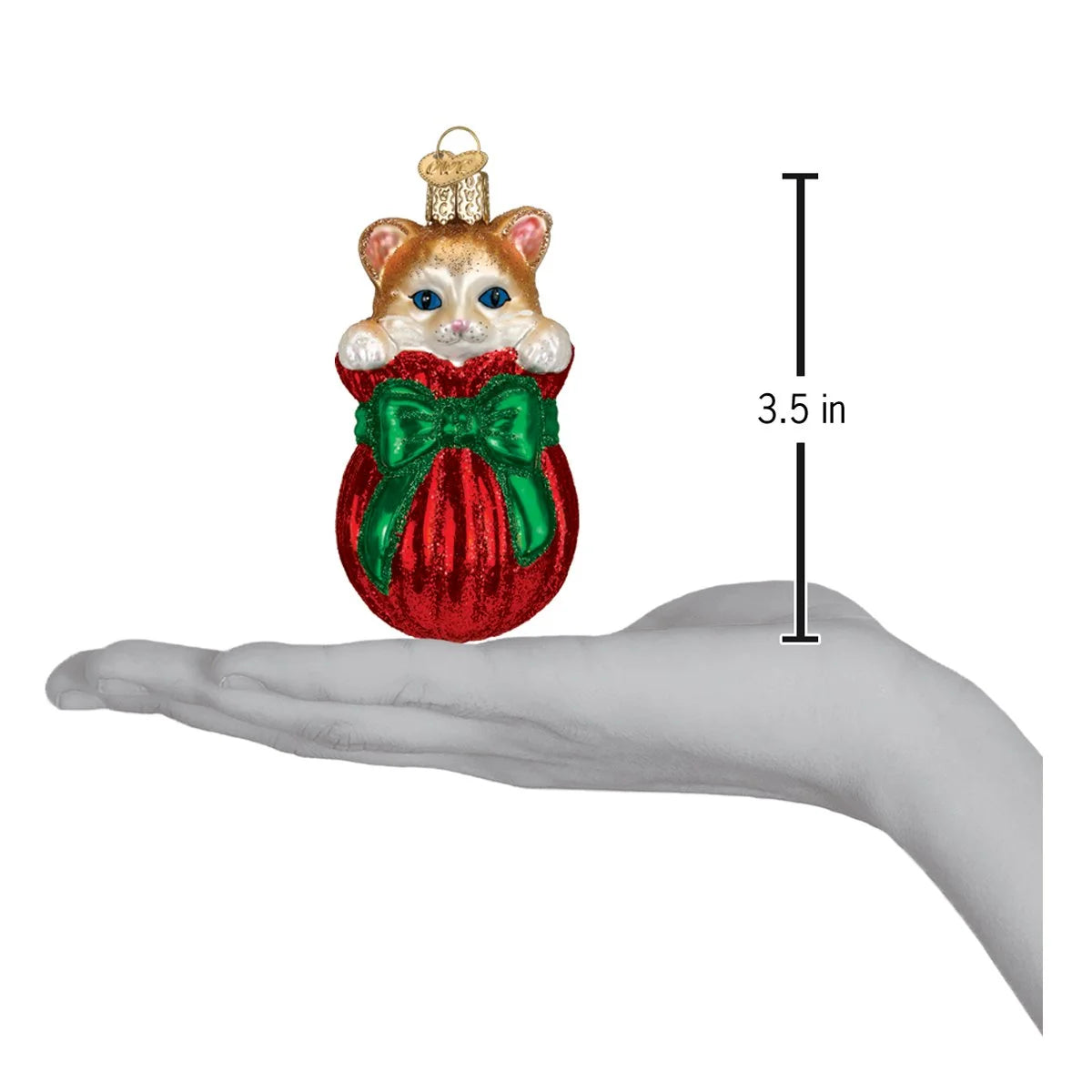 Old World Christmas - Letting The Cat Out Of Bag Holiday Ornament