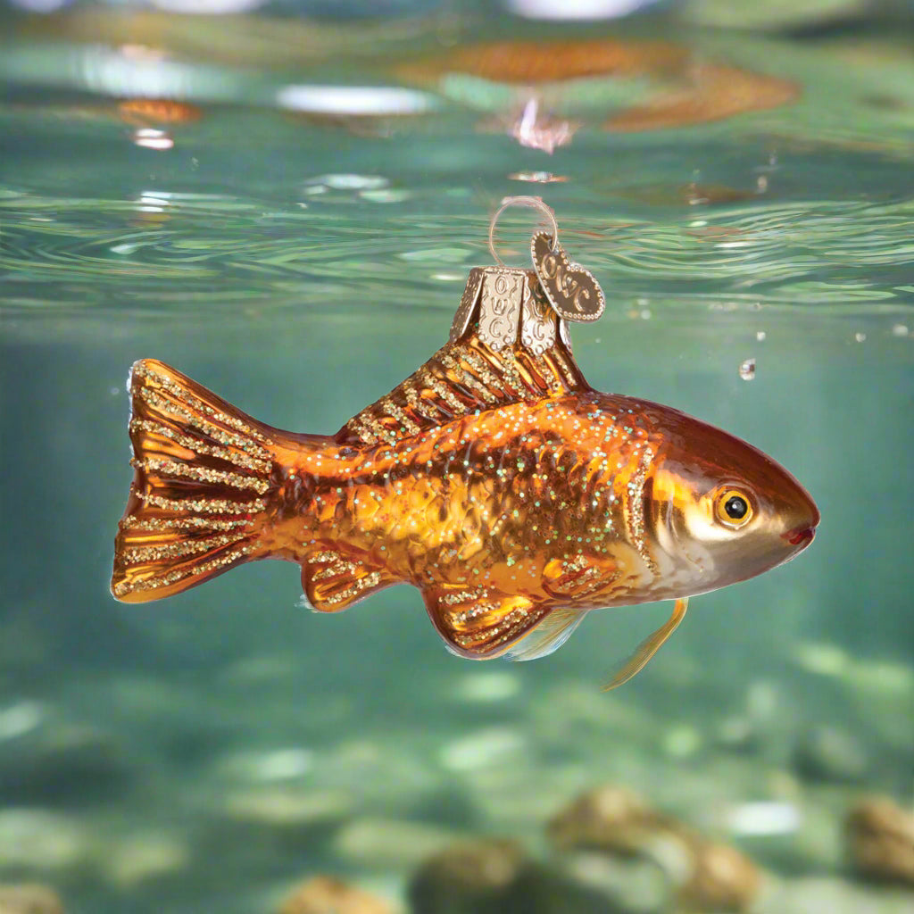 Old World Christmas - Goldfish Ornament