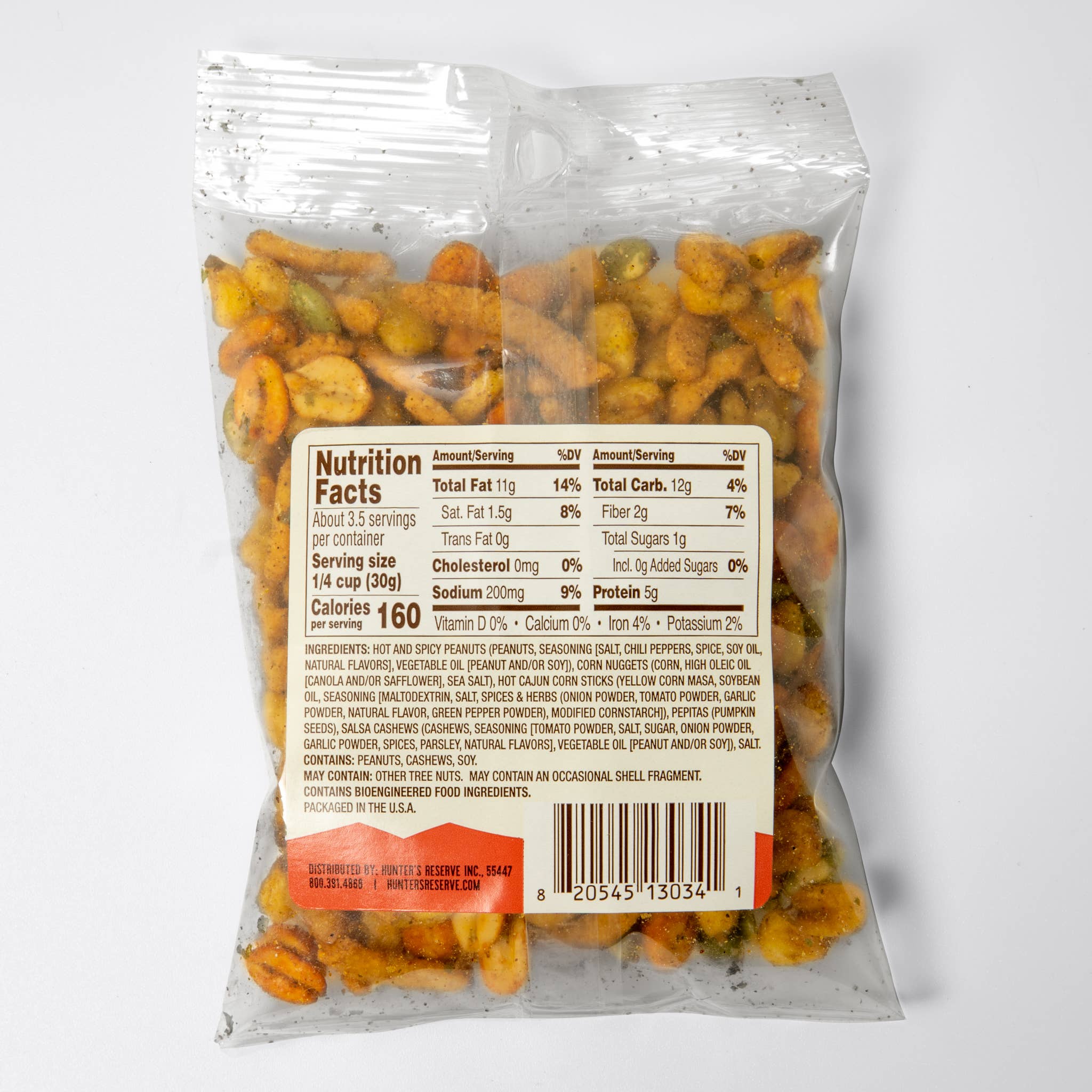 Hunter's Reserve - Heat of the Beast Trail Mix Snack - 3.5oz