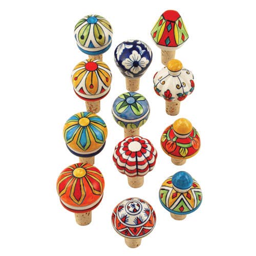 Twine - Single Ceramic Wine Stopper - Assorted Styles