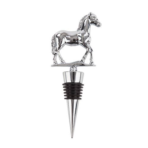 Twine - Chrome-Finished Pewter Kentucky Derby Racehorse Wine Stopper