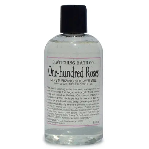 One-hundred Roses Shower Gel - Romantic Rose Fragrance 8oz