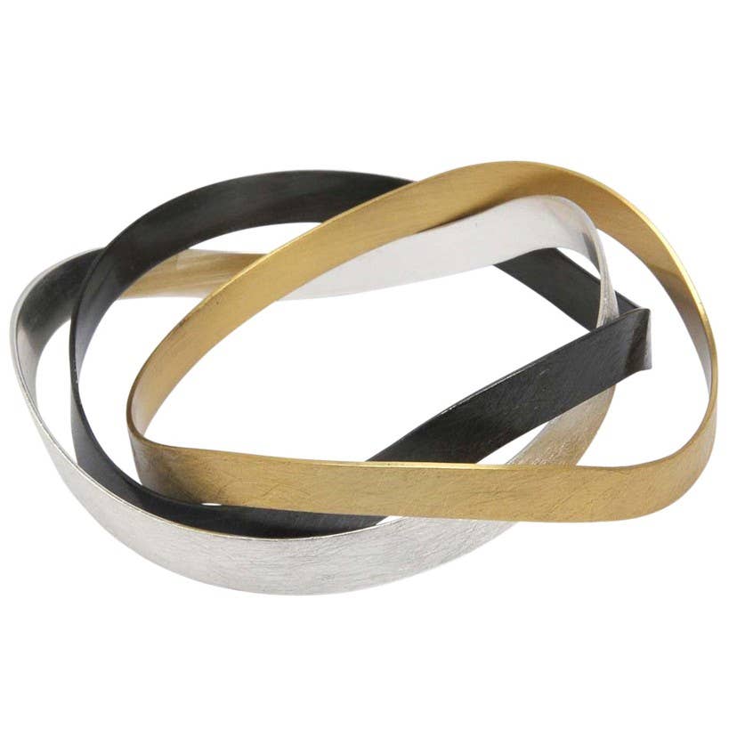 Takobia - Tri Color Bangle Bracelet Set