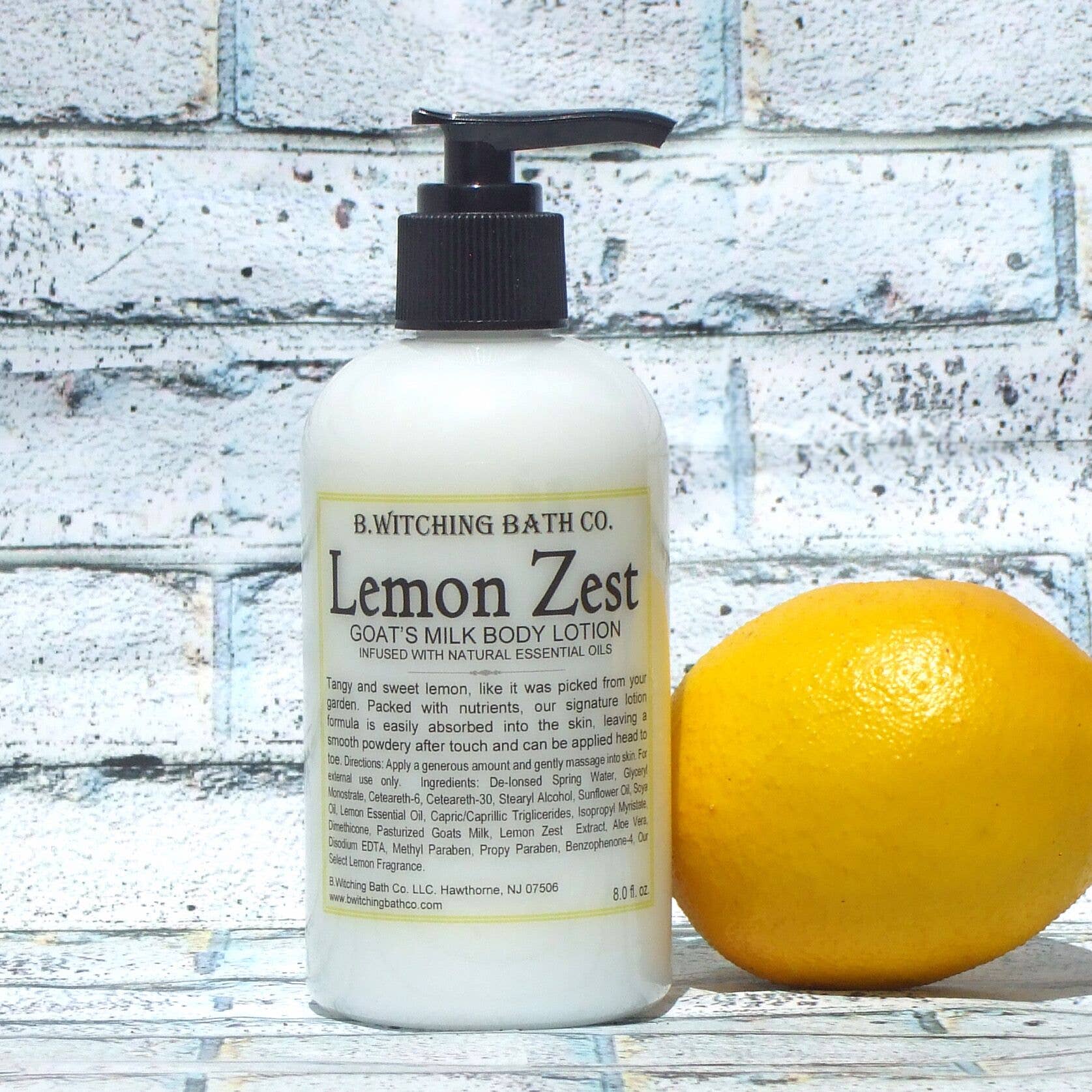Lemon Zest Goat's Milk Body Lotion 8oz