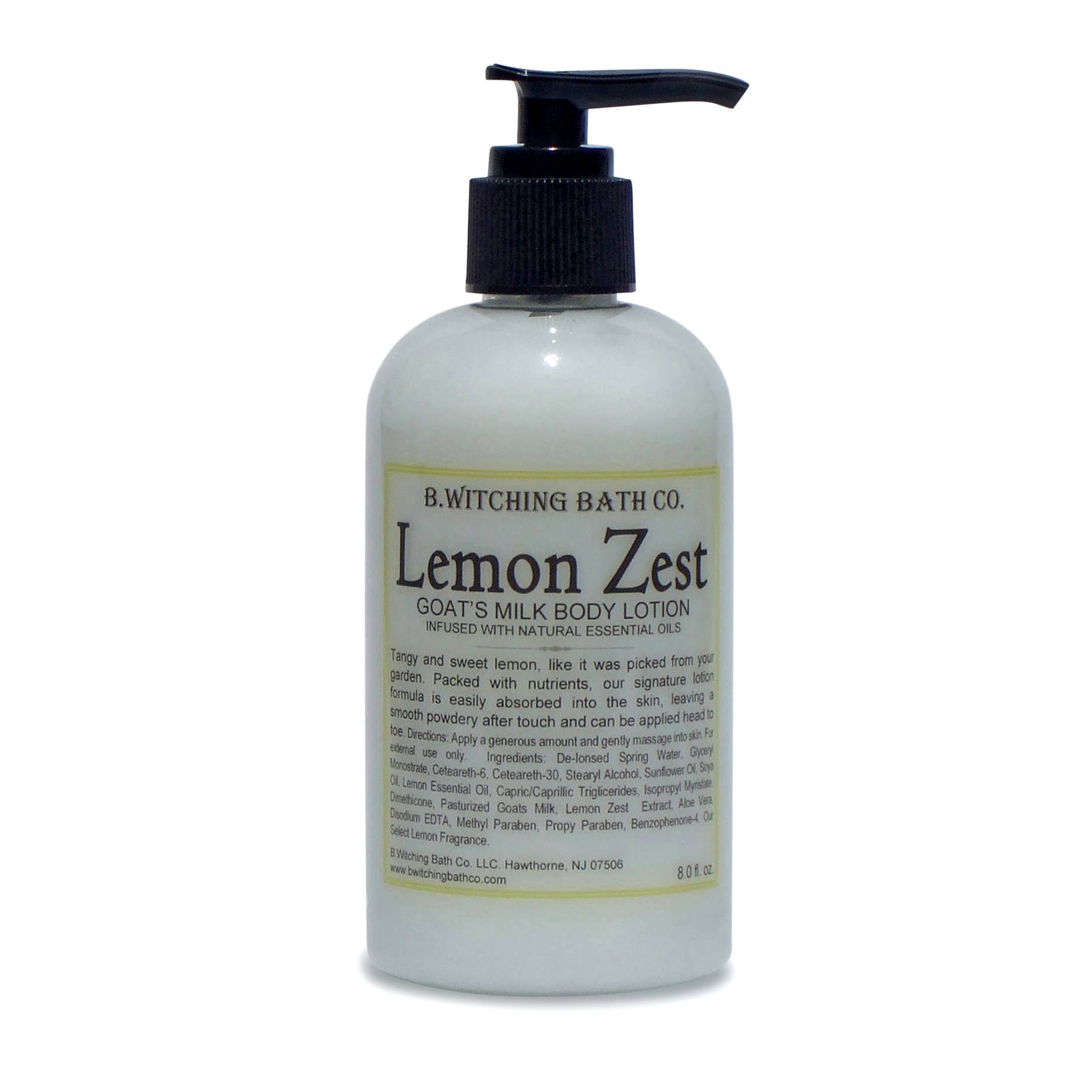 Lemon Zest Goat's Milk Body Lotion 8oz