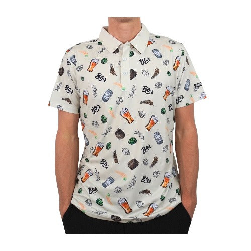 Shank It Golf - Beer Polo 2.0 Golf Shirt