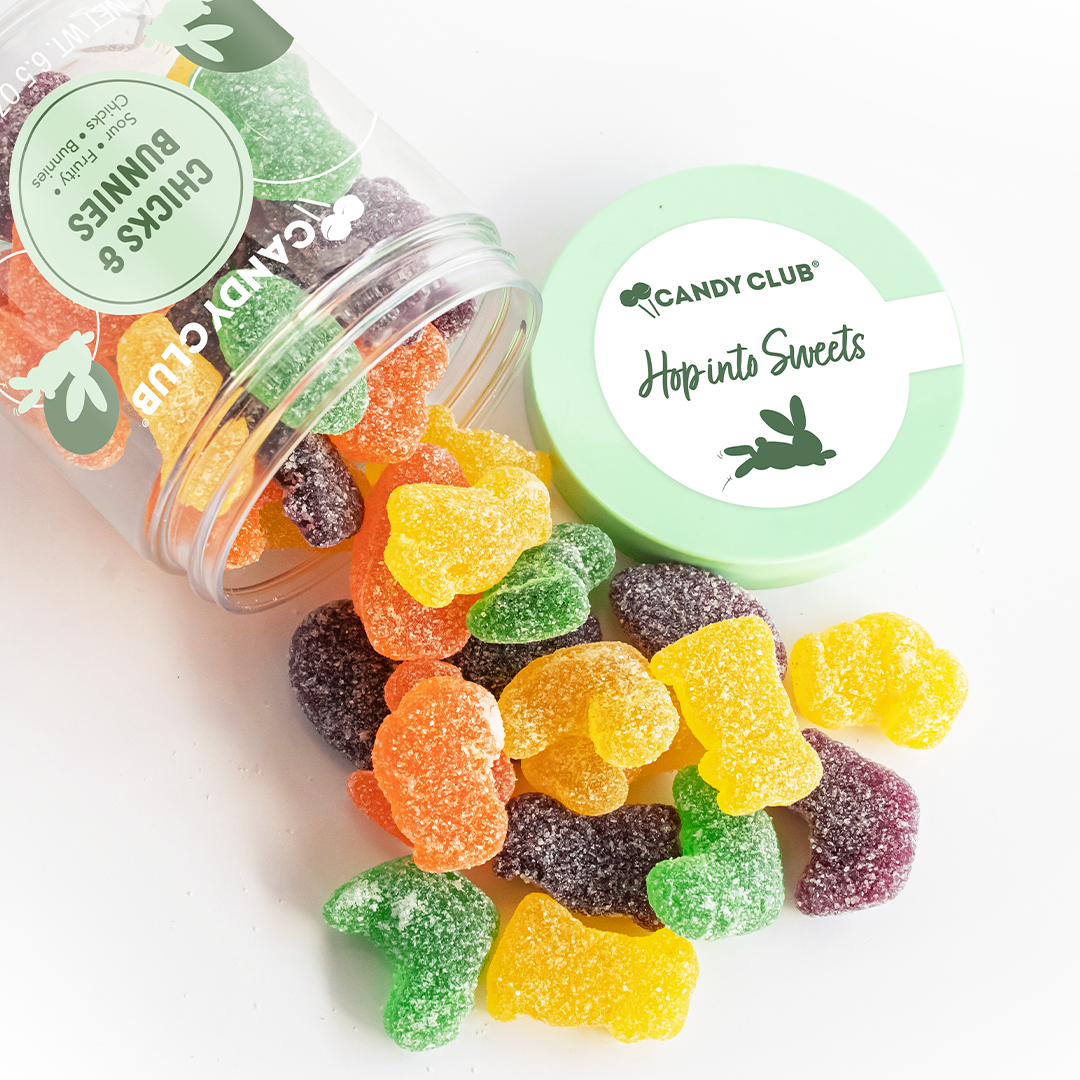 Chicks & Bunnies Sour Jellied Candies - Clearance