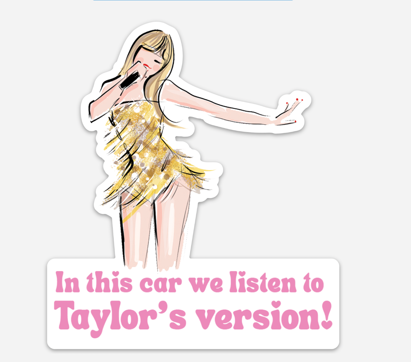 Taylor Swift Car Decal swiftie Fan Car Decal -  Singapore