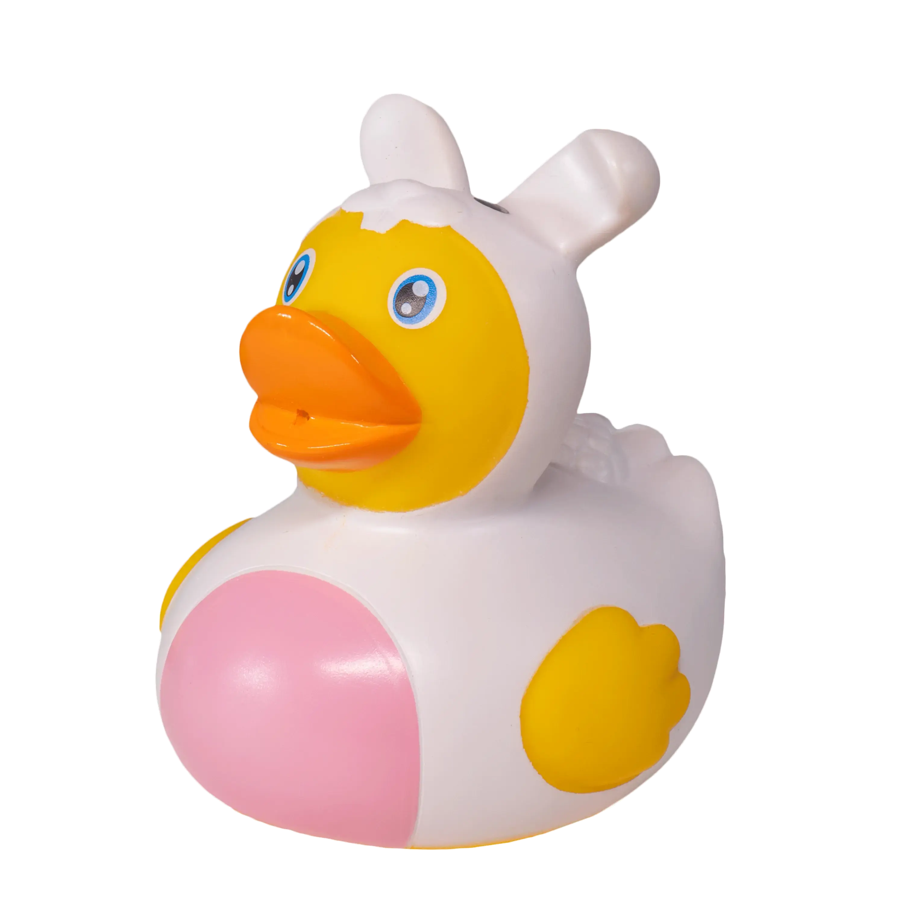 Bunny Duck Bath Toy - Rubber Ducky in Bunny Costume for Kids
