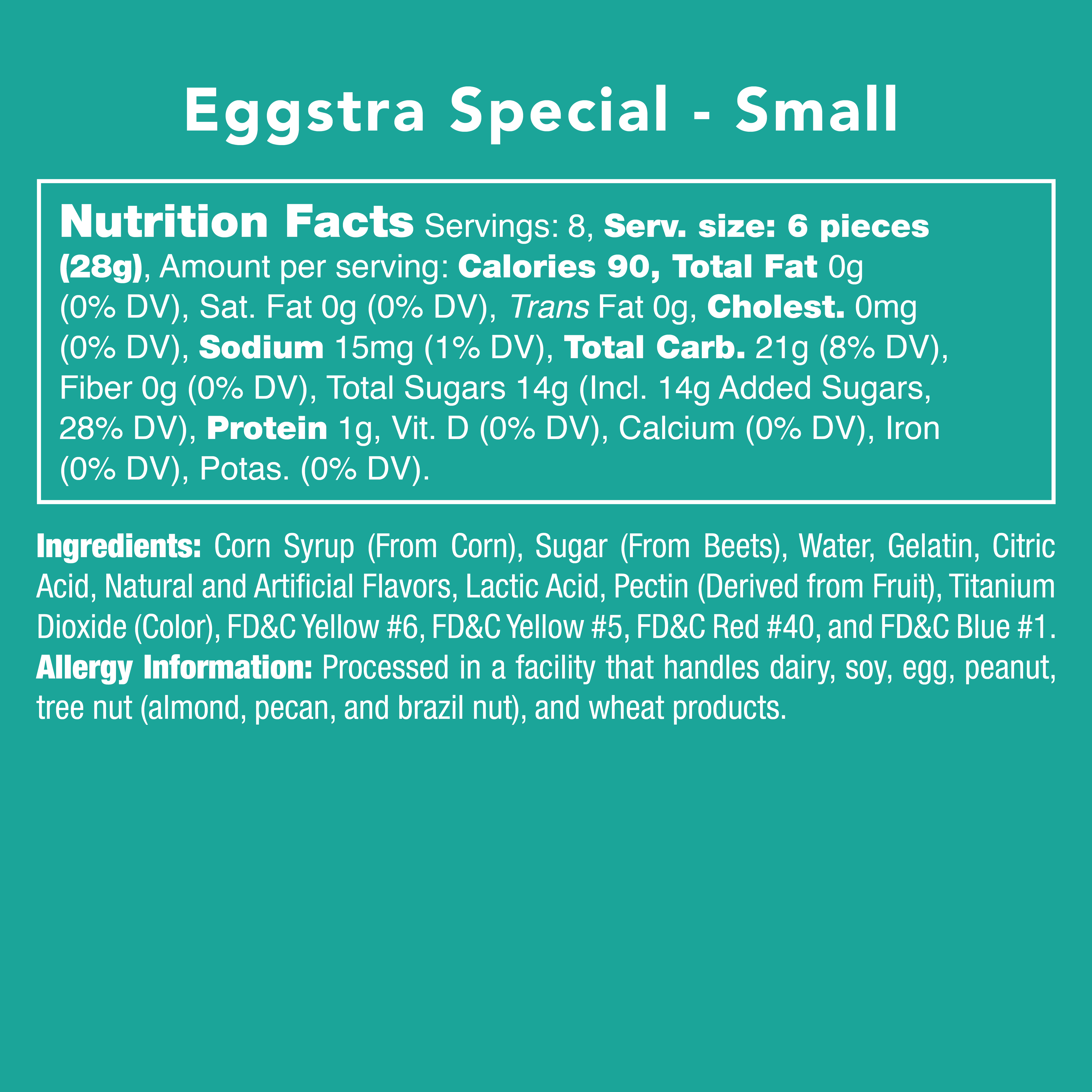 Eggstra Special Gummy Fruity Eggs - Clearance