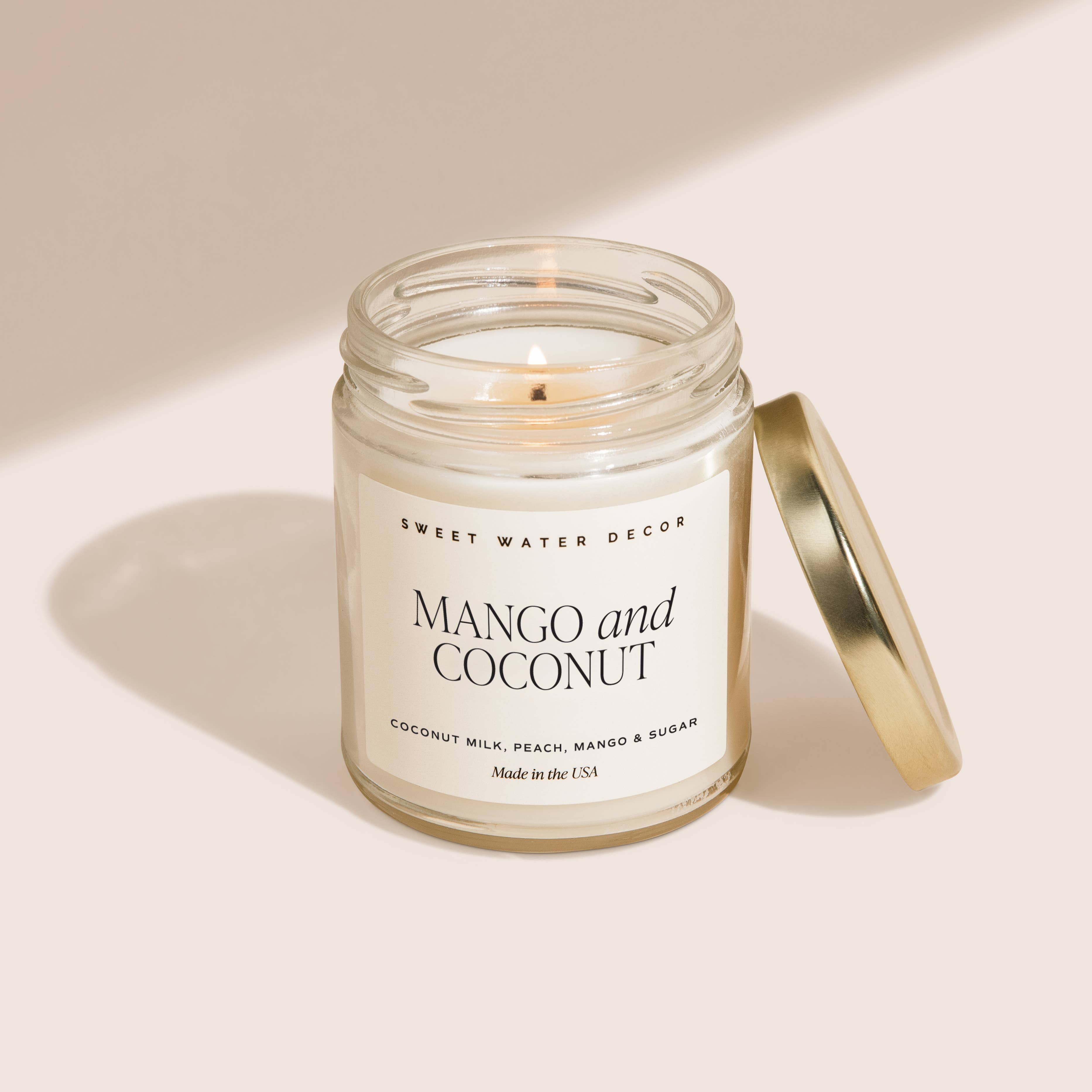 Mango and Coconut 9 oz Soy Candle - Home Decor & Gifts