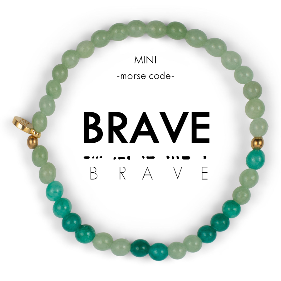 ETHICGOODS - MINI Morse Code Bracelet | Brave