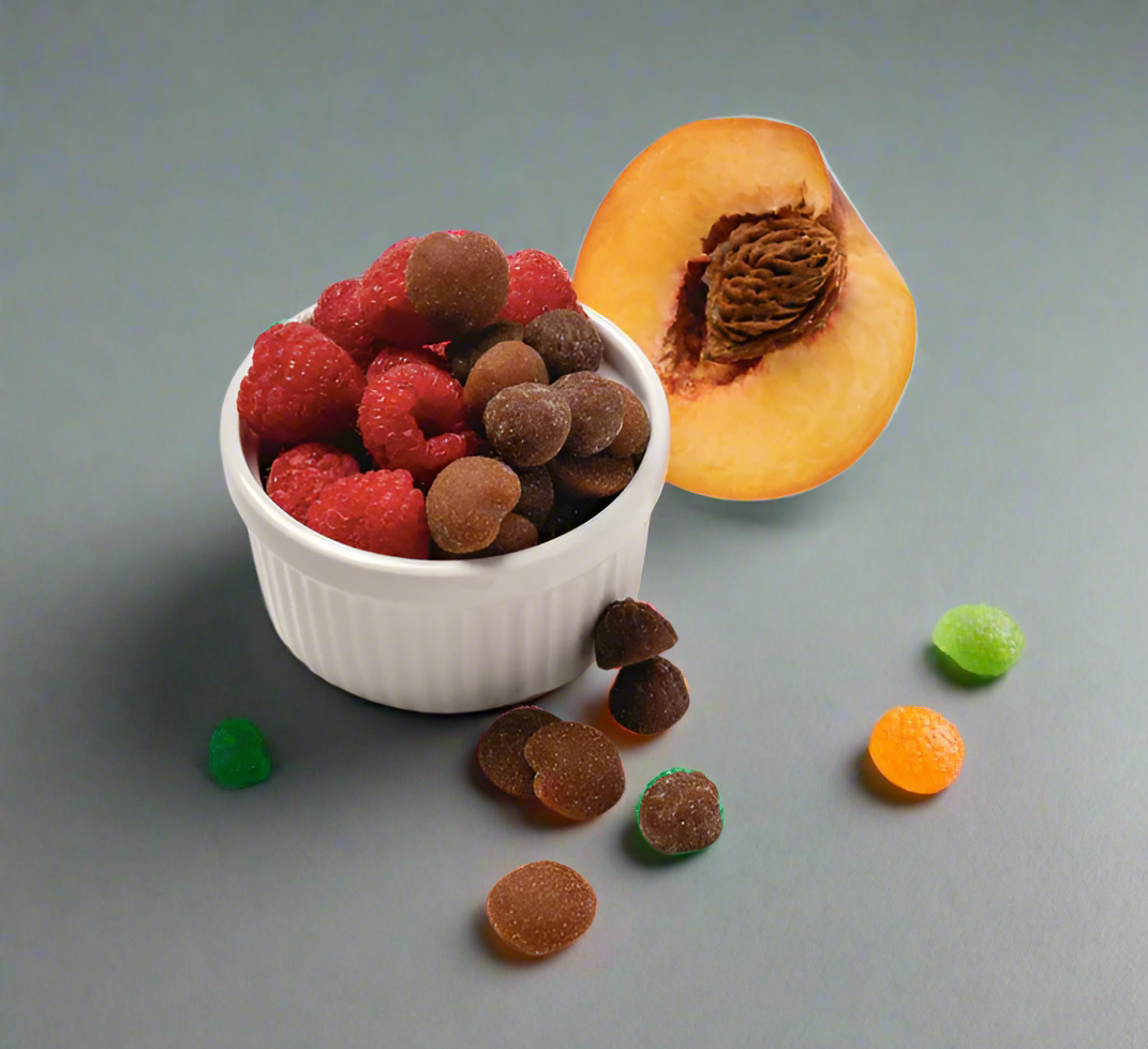 Simply Gum - Really Real Gummies - Peach Raspberry (1.8 oz Bags)