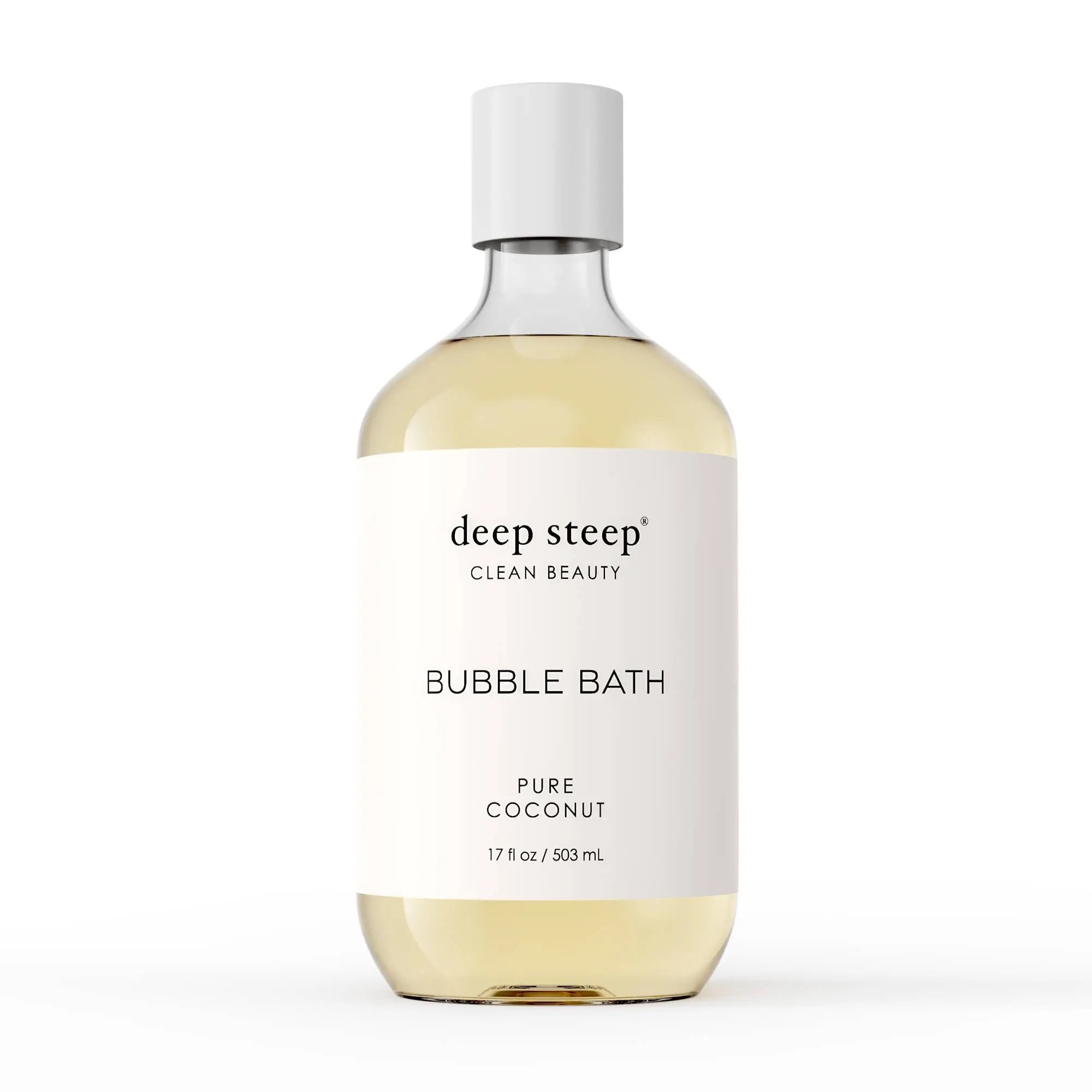Pure Coconut Bubble Bath - Organic Moisturizing Formula 17oz