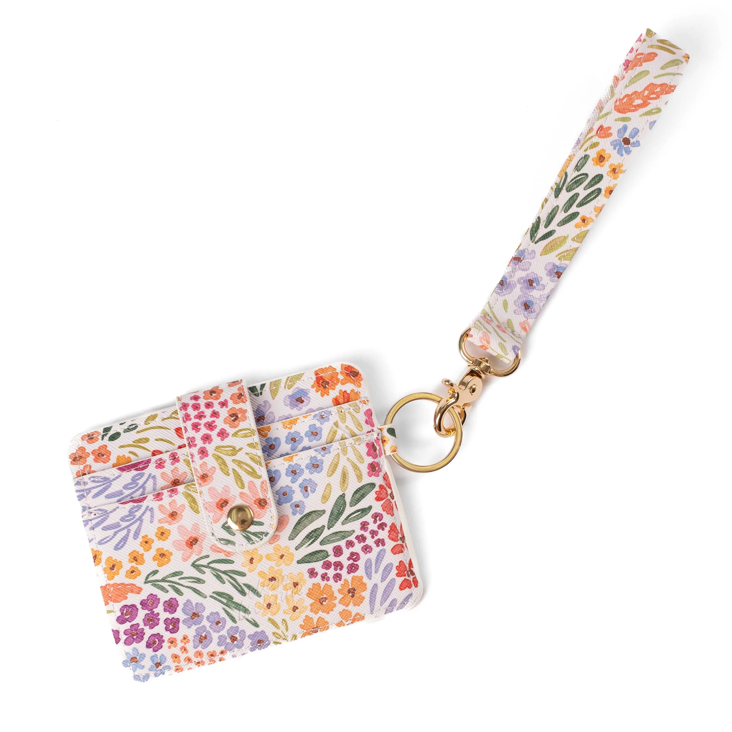 Countryside Blooms Card Wallet - RFID Blocking Vegan Leather