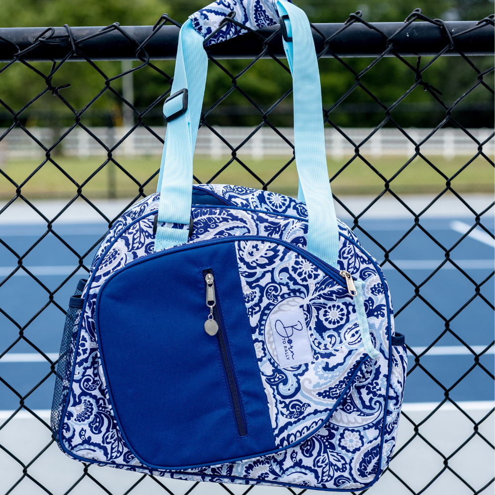 Born to Rally - Pickleball Bag - Navy