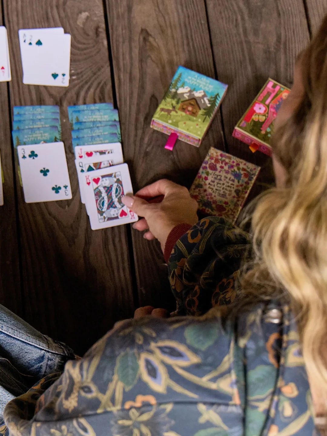 Natural Life - A Cabin In The Woods Is My Happy Place Playing Cards