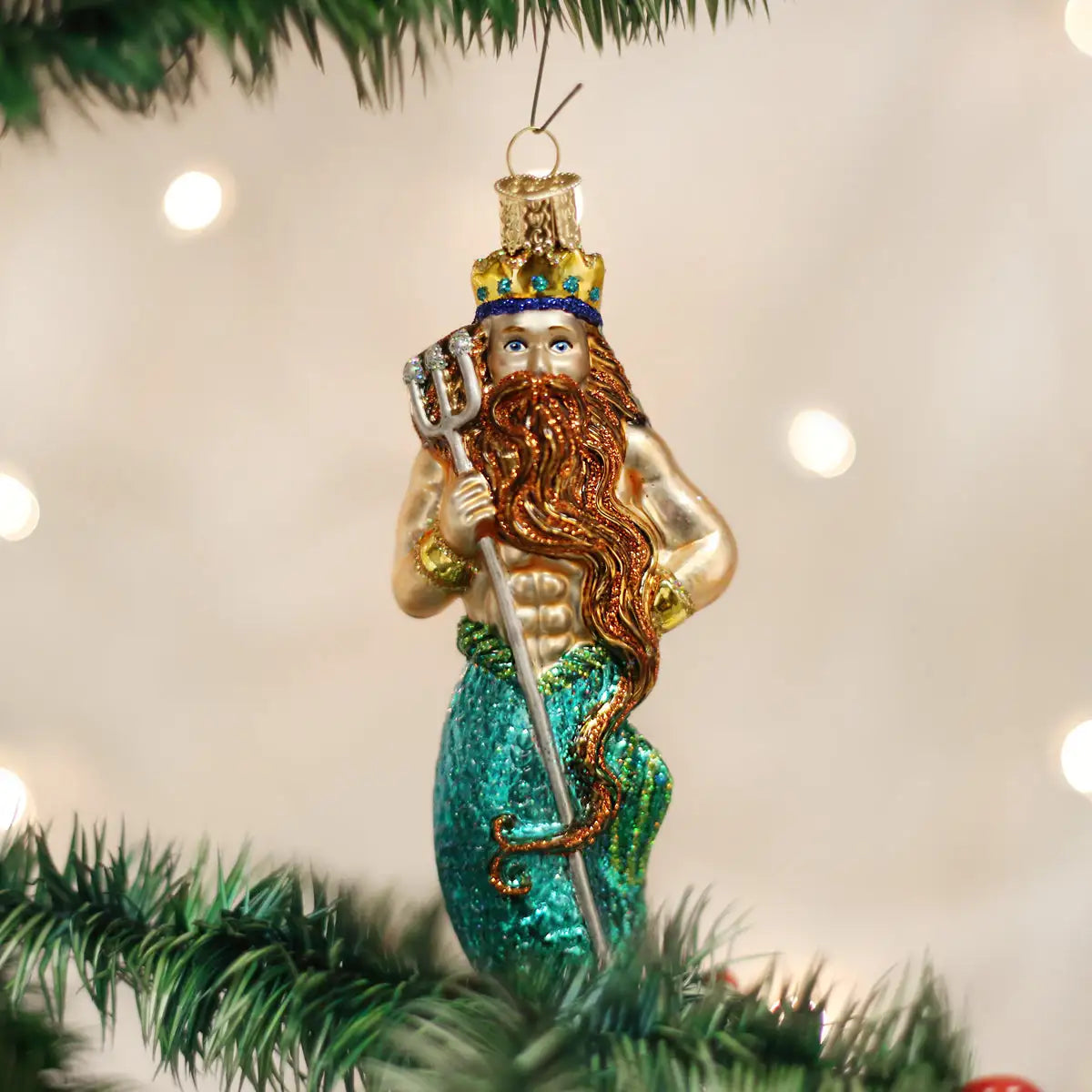 Old World Christmas - Neptune Ornament