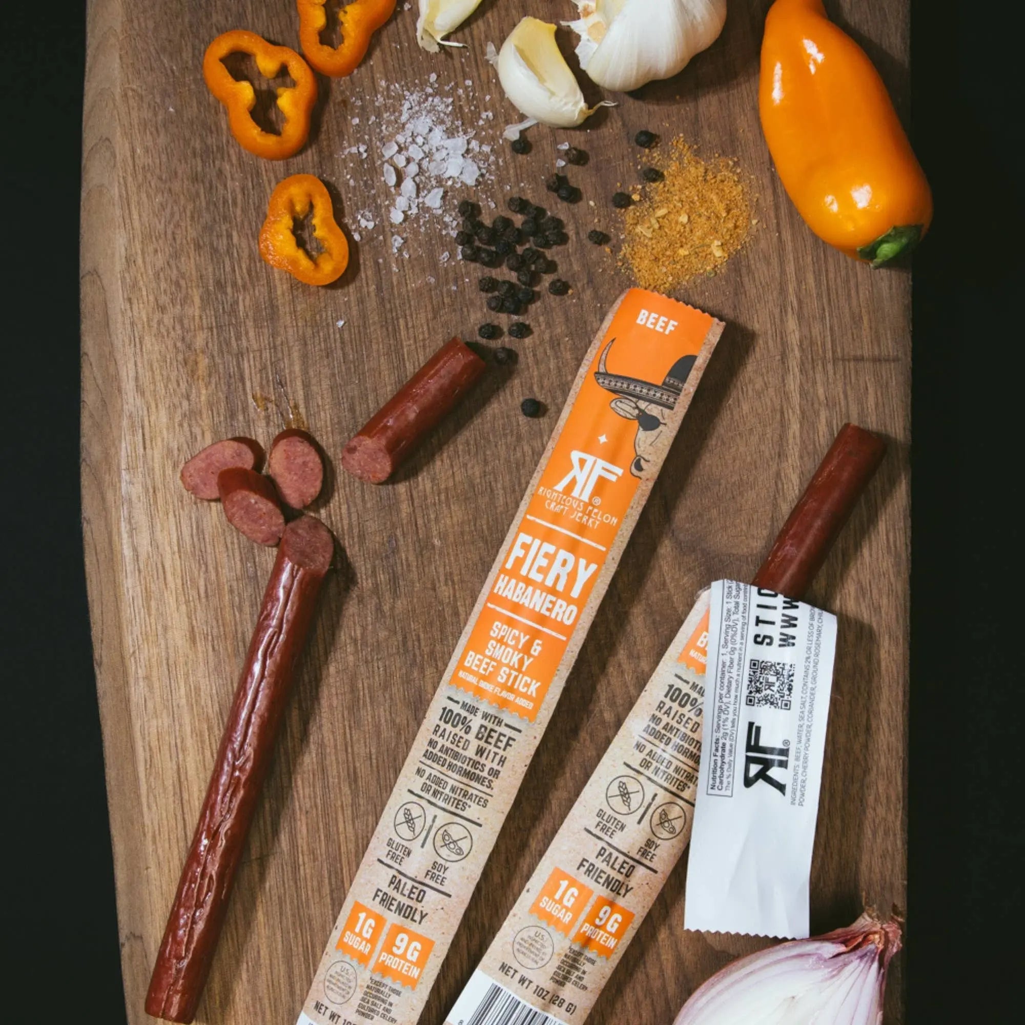 Righteous Felon Craft Jerky NEW Fiery Habanero Beef Stick 24 Pack righteous-felon-craft-jerky-new-fiery-habanero-beef-stick-24-pack