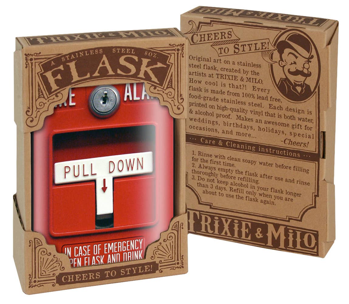 Fire Alarm Flask Gift - Clearance