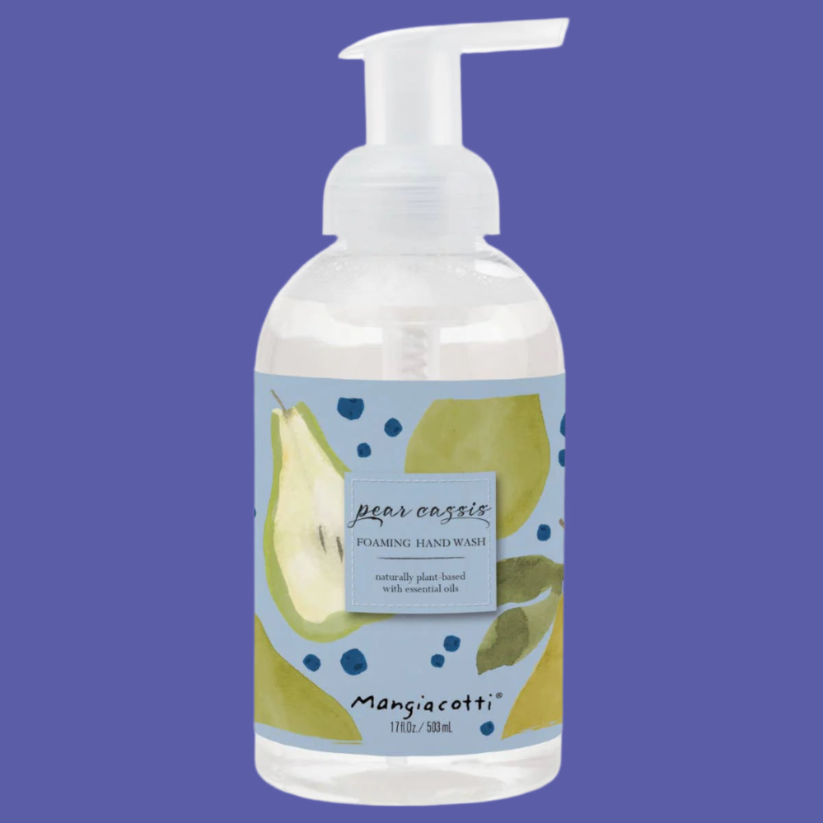 Pear & Cassis Foaming Hand Wash - Mangiacotti Luxury Hand Soap 17 oz