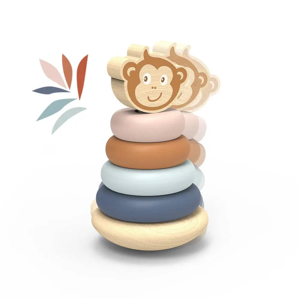 Roly Poly Stacker - Wooden Stacking Toy - Educational Gift - Ages 1-5 Years