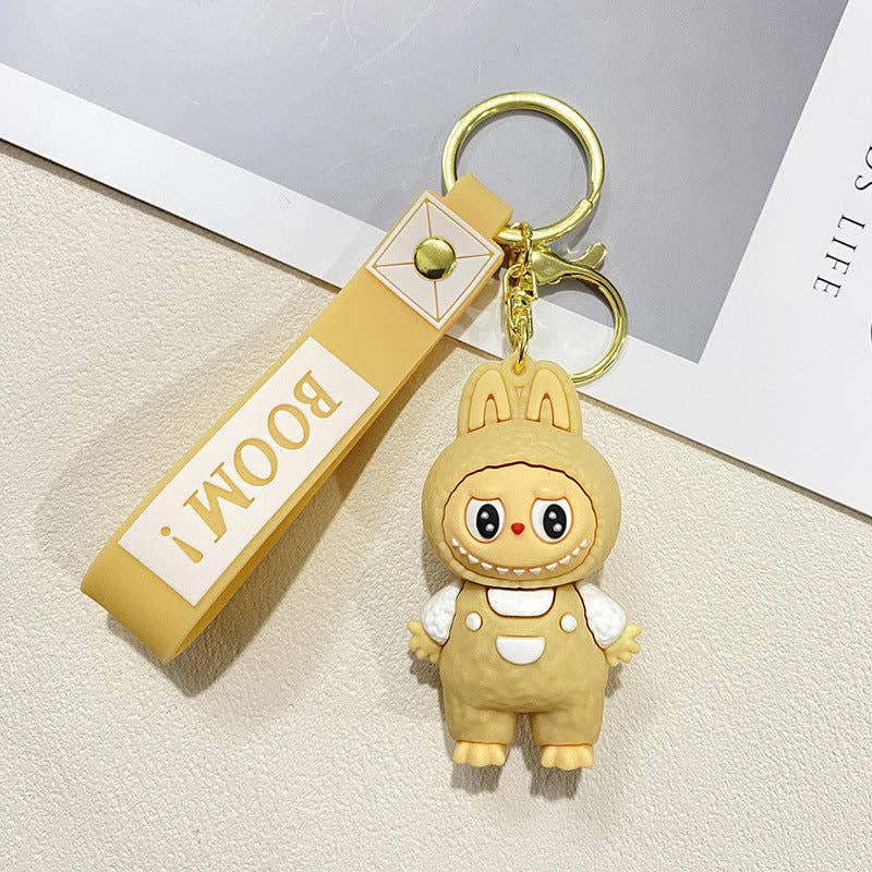 Labubu Keychain - Cute Silicone Bag Charm Pendant |