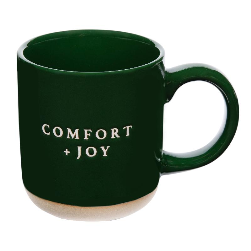 Sweet Water Decor - Comfort and Joy Stoneware Coffee Mug - Christmas Decor